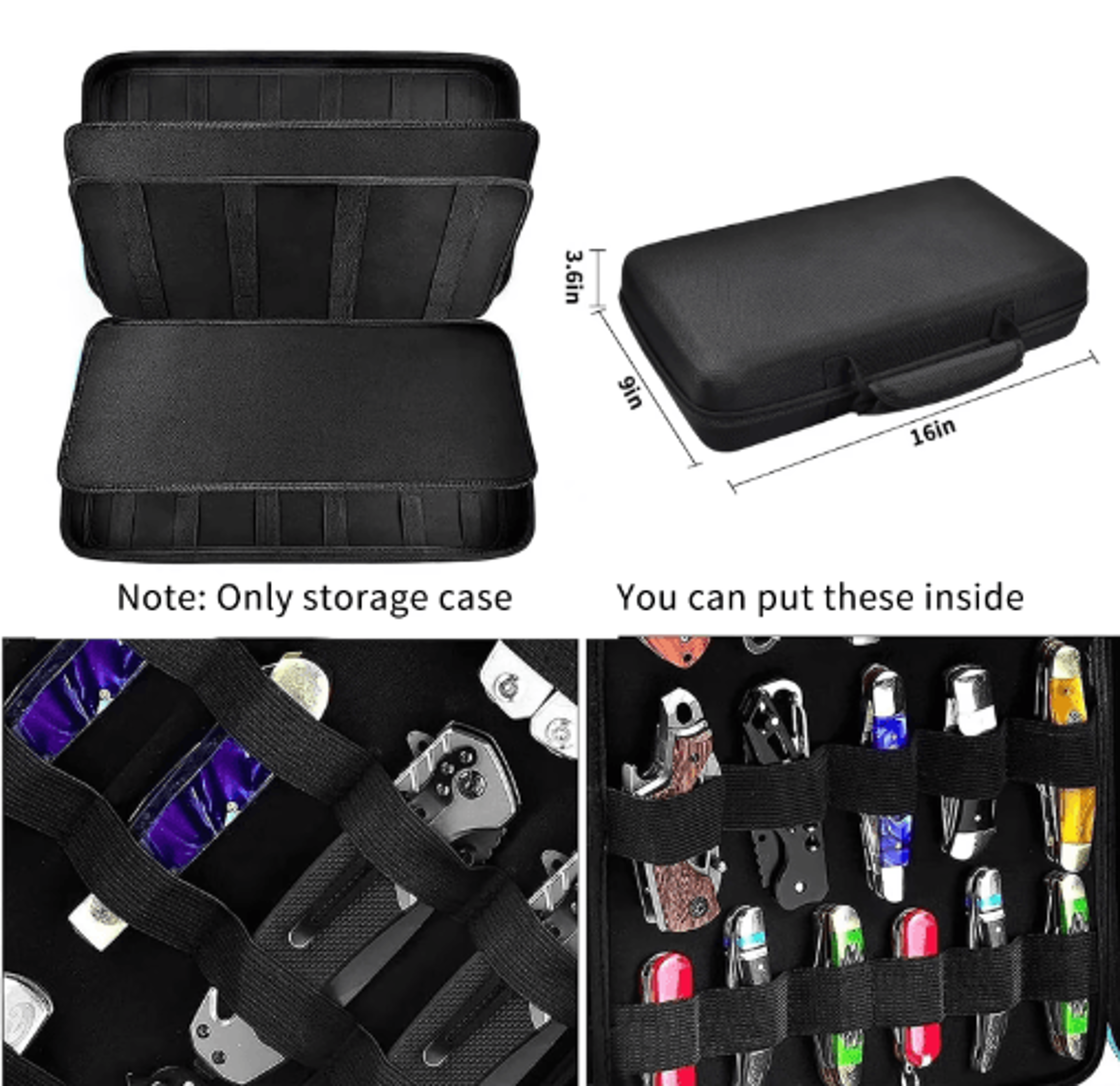 66 Slot Folding Knife Collection Display Case 8