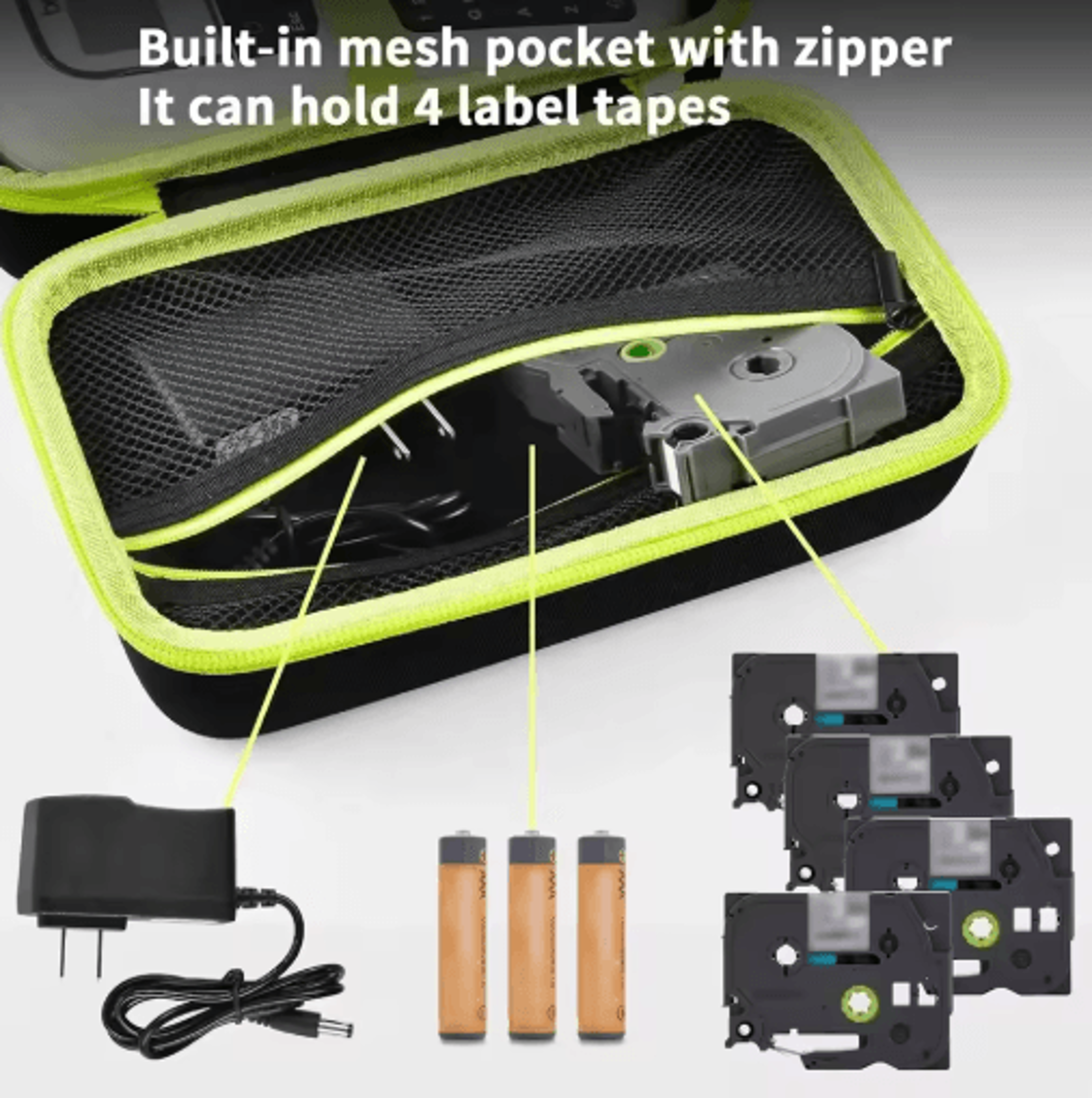 Protective Carrying Case For Brother PTouch Label Makers 7