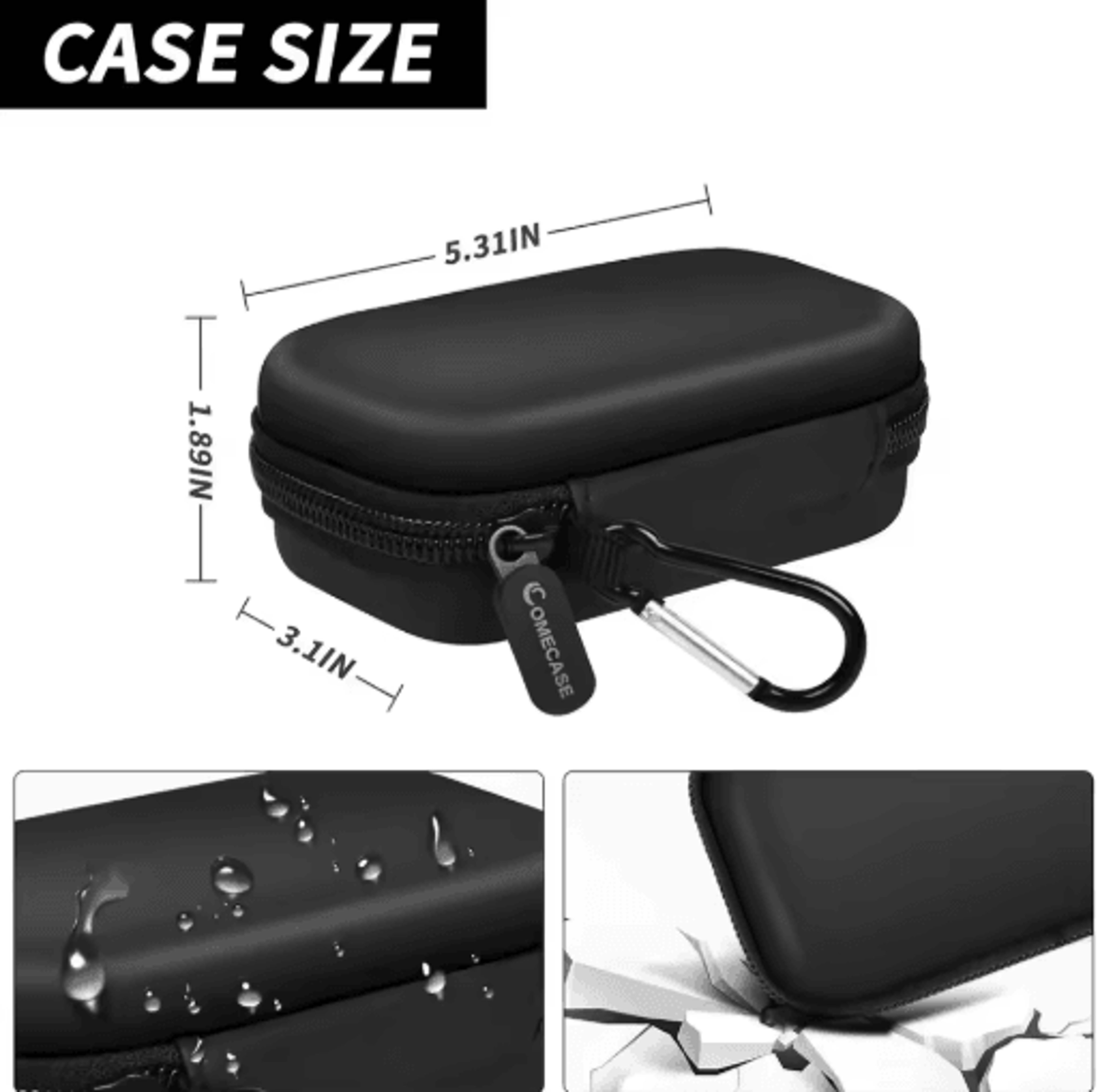 Dual SSD Hard Travel Case For SanDisk Extreme Portable Drives 7
