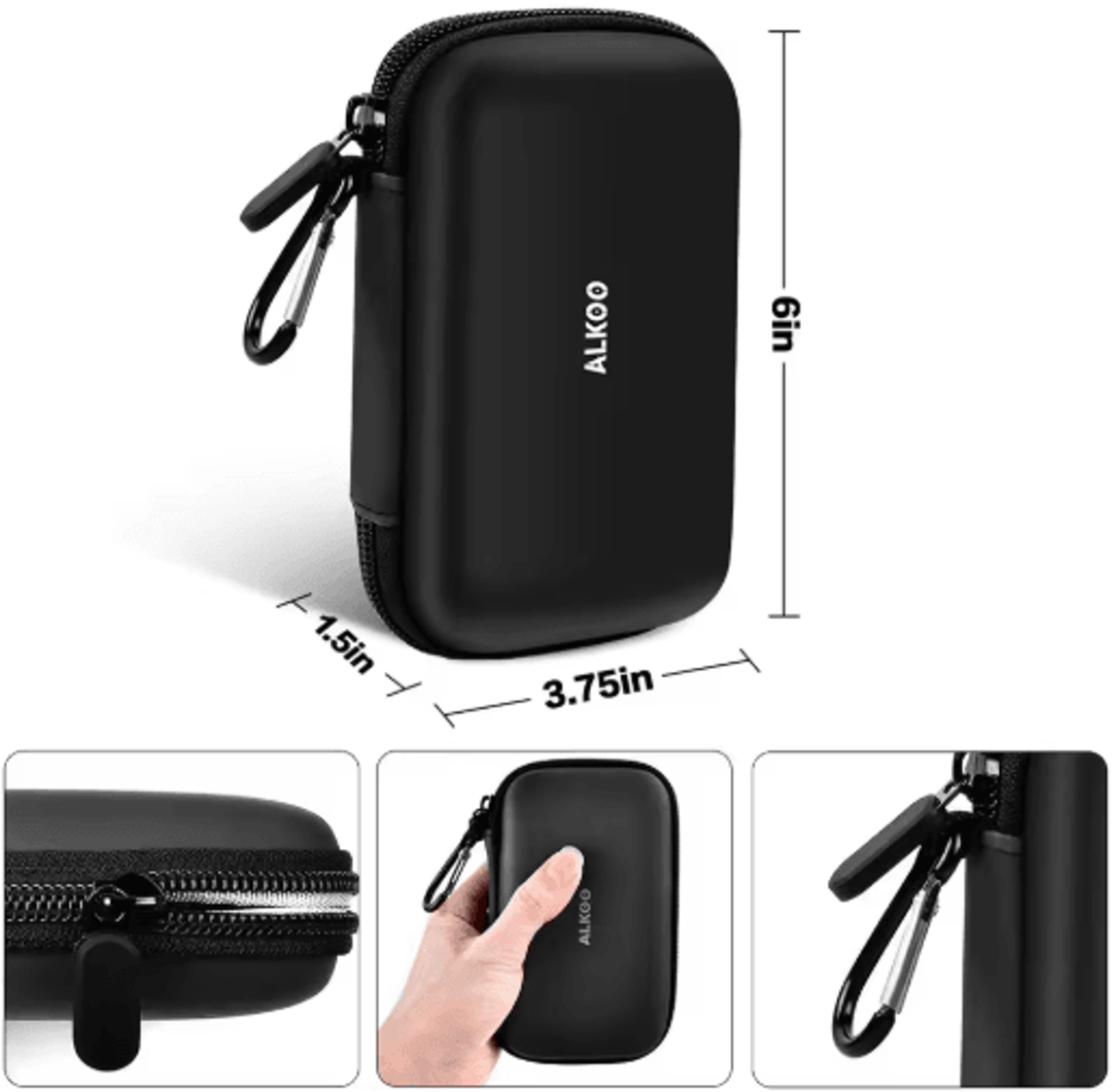 Hard USB Flash Drive  SD Card Organizer Case 6