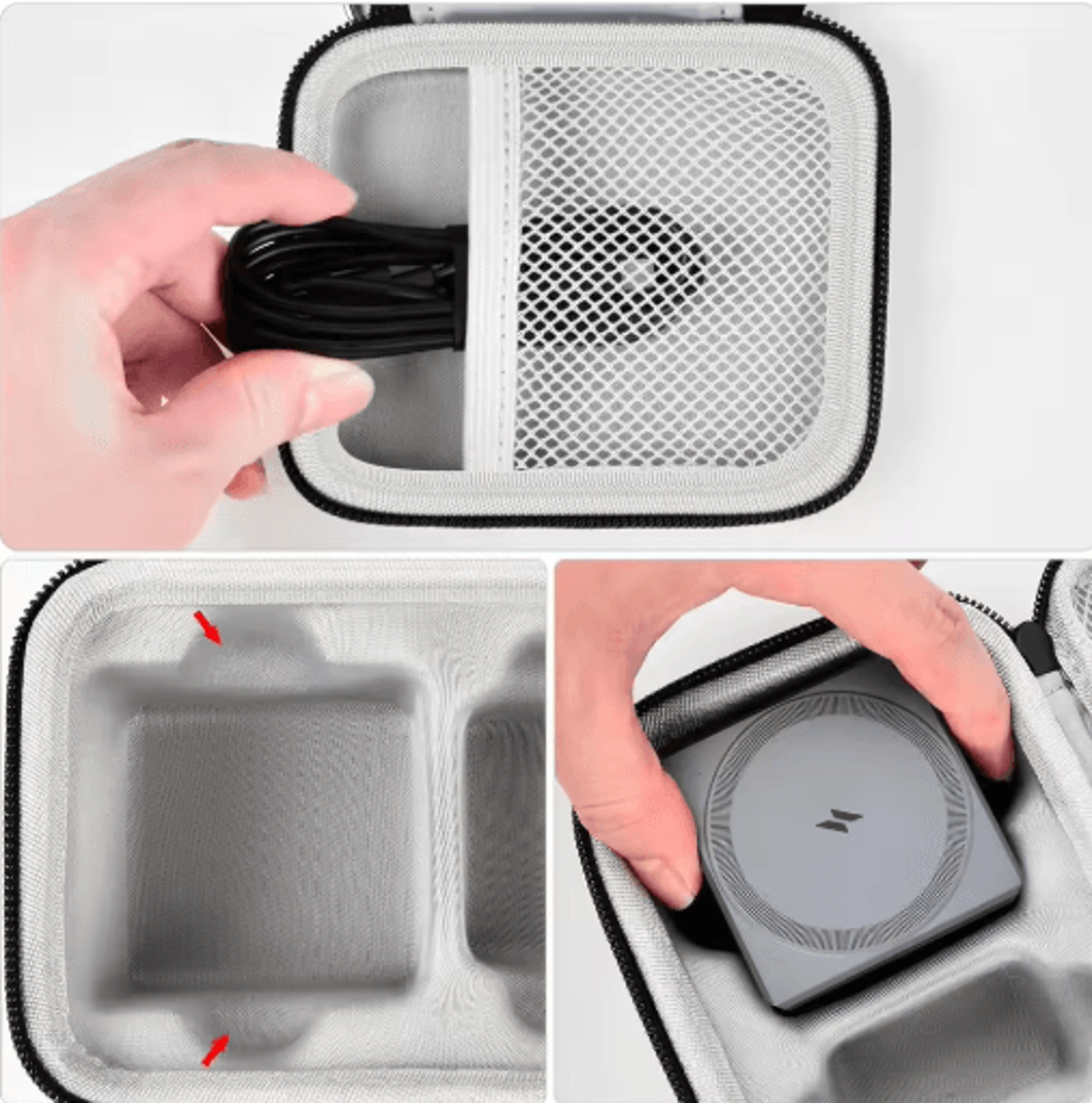 Protective Travel Case For Anker 3in1 Cube MagSafe Charger 5