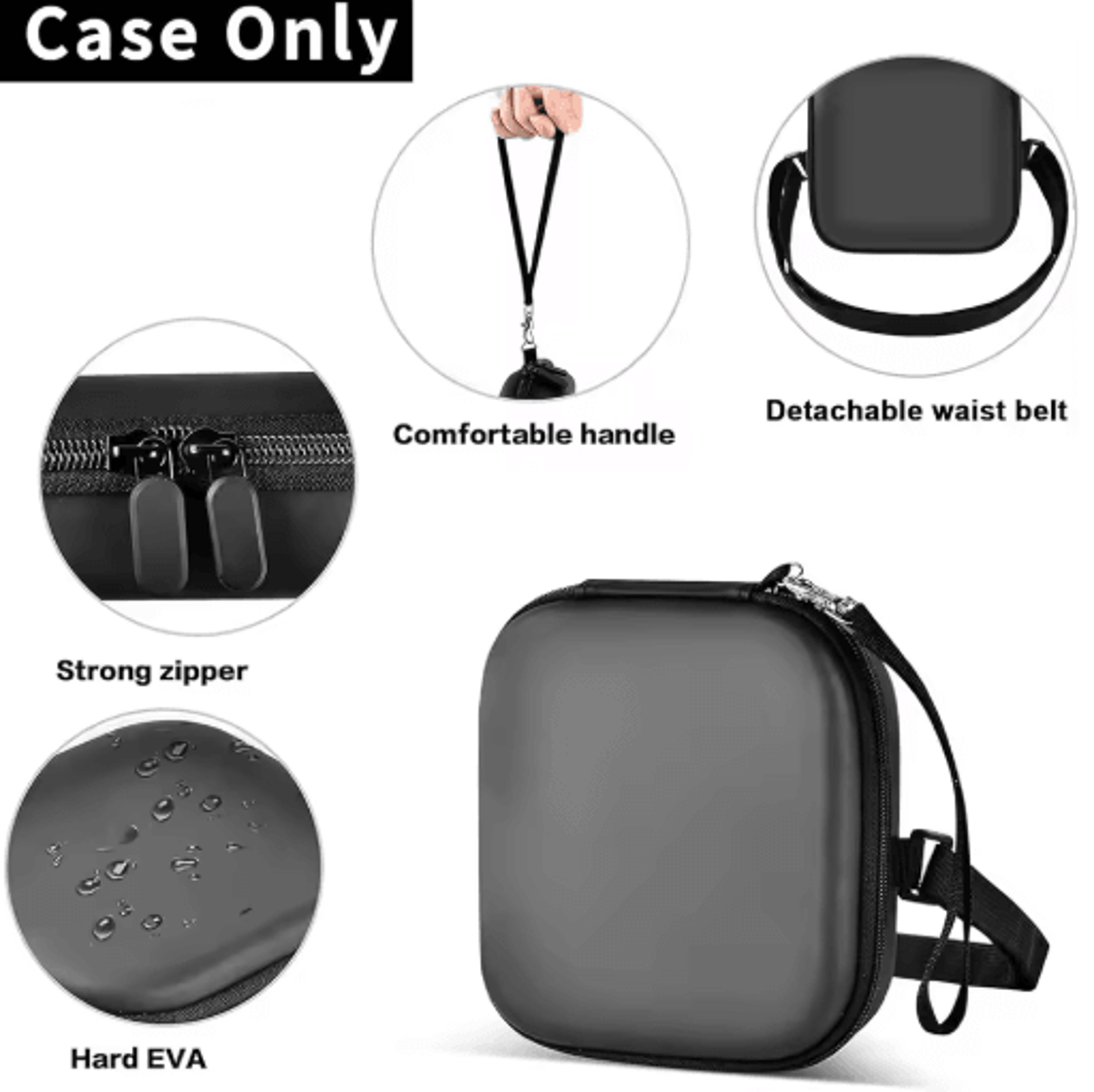 Portable CD Player Travel Case With Carrying Belt 4