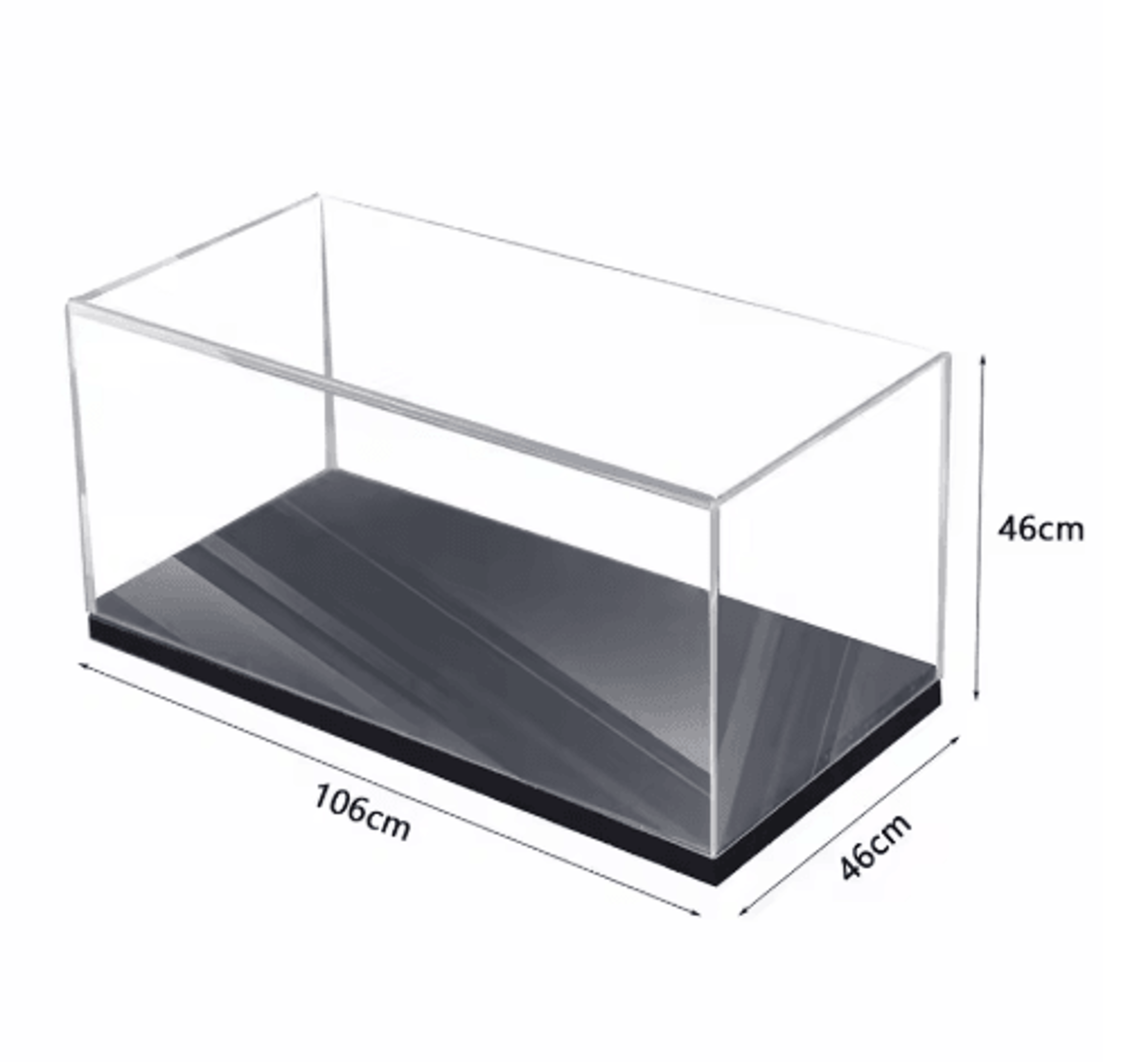 Transparent Acrylic Model Car Display Box 1