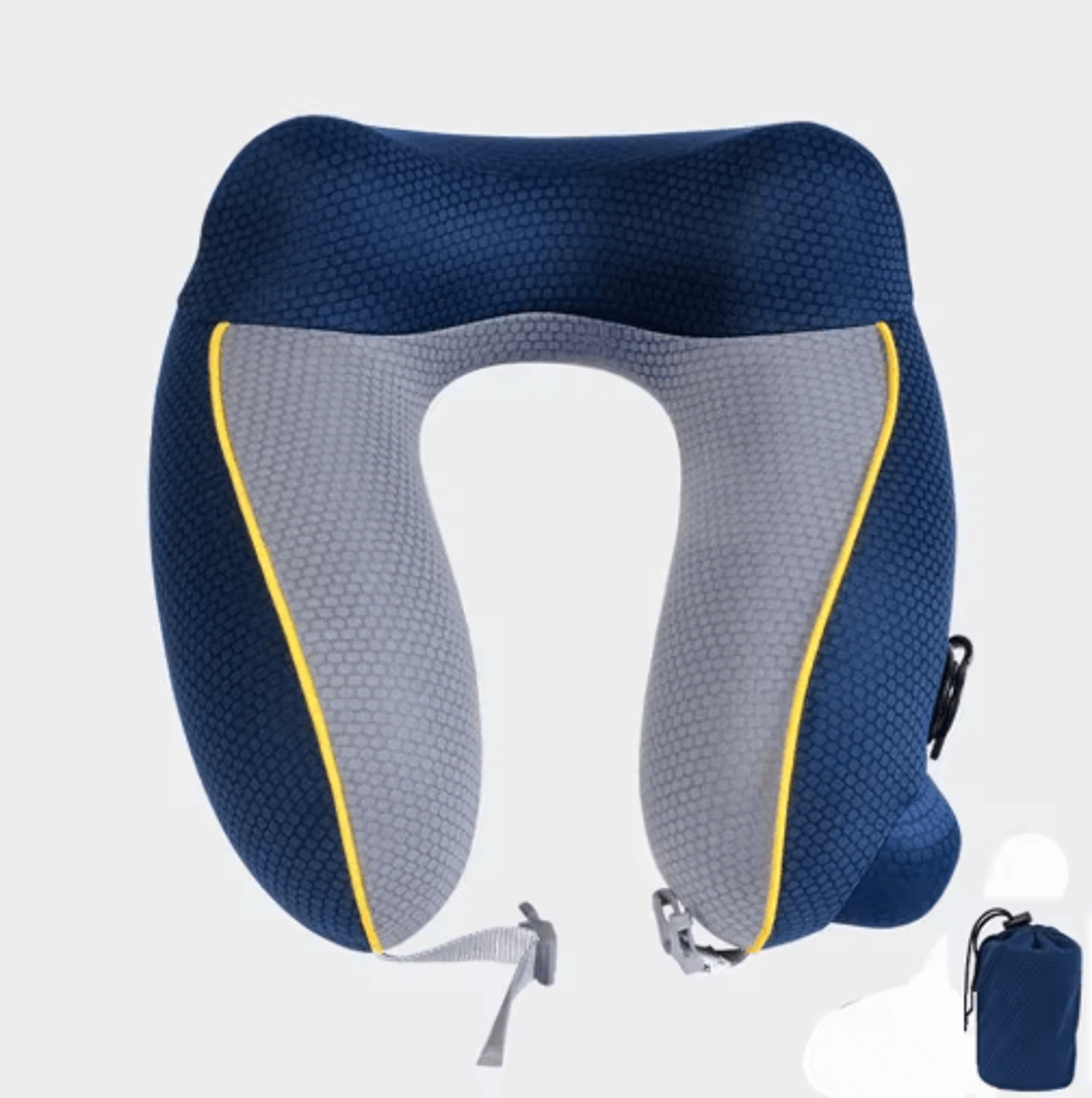Foldable Inflatable UShaped Travel Neck Pillow 2