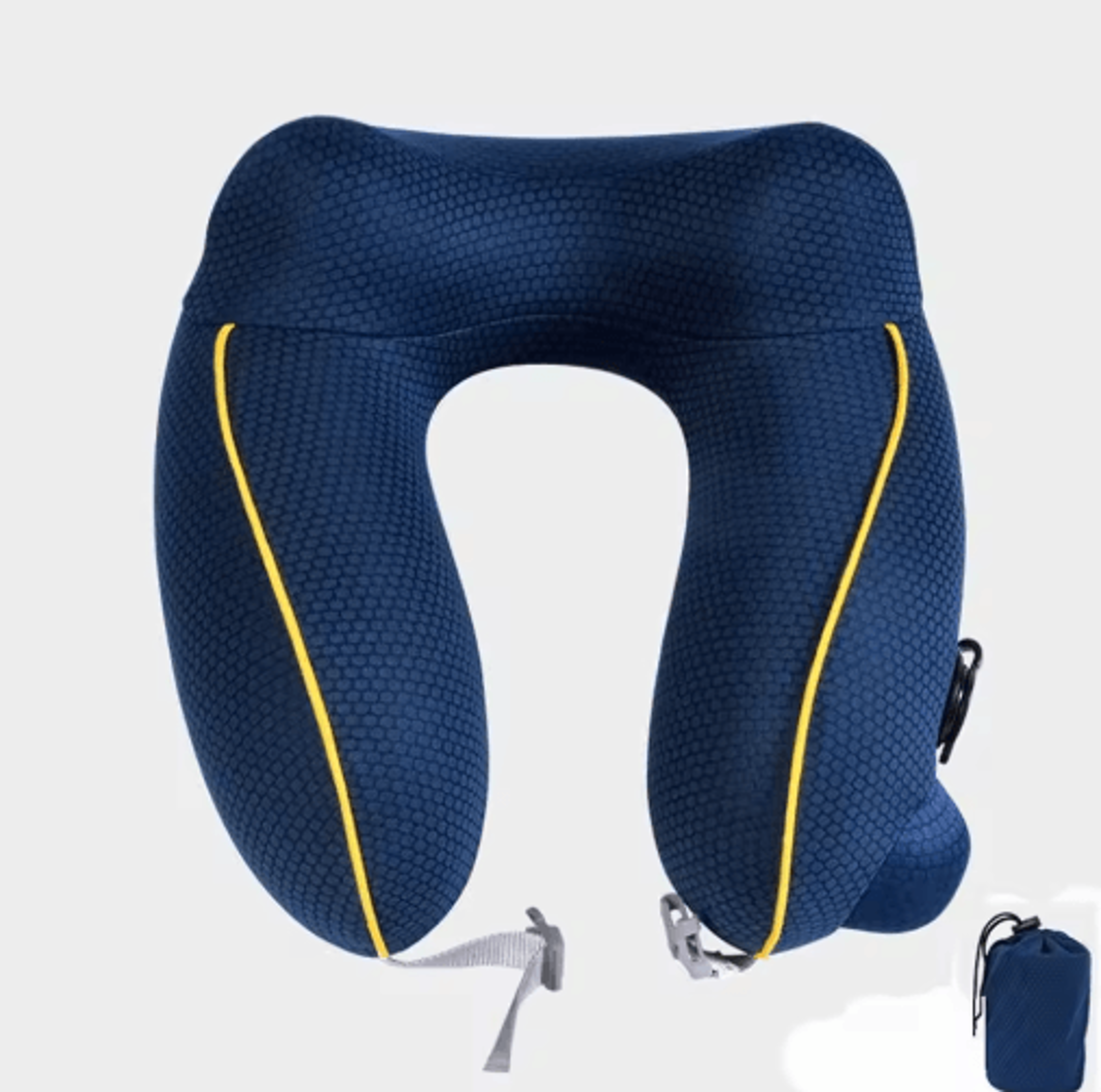 Foldable Inflatable UShaped Travel Neck Pillow 3