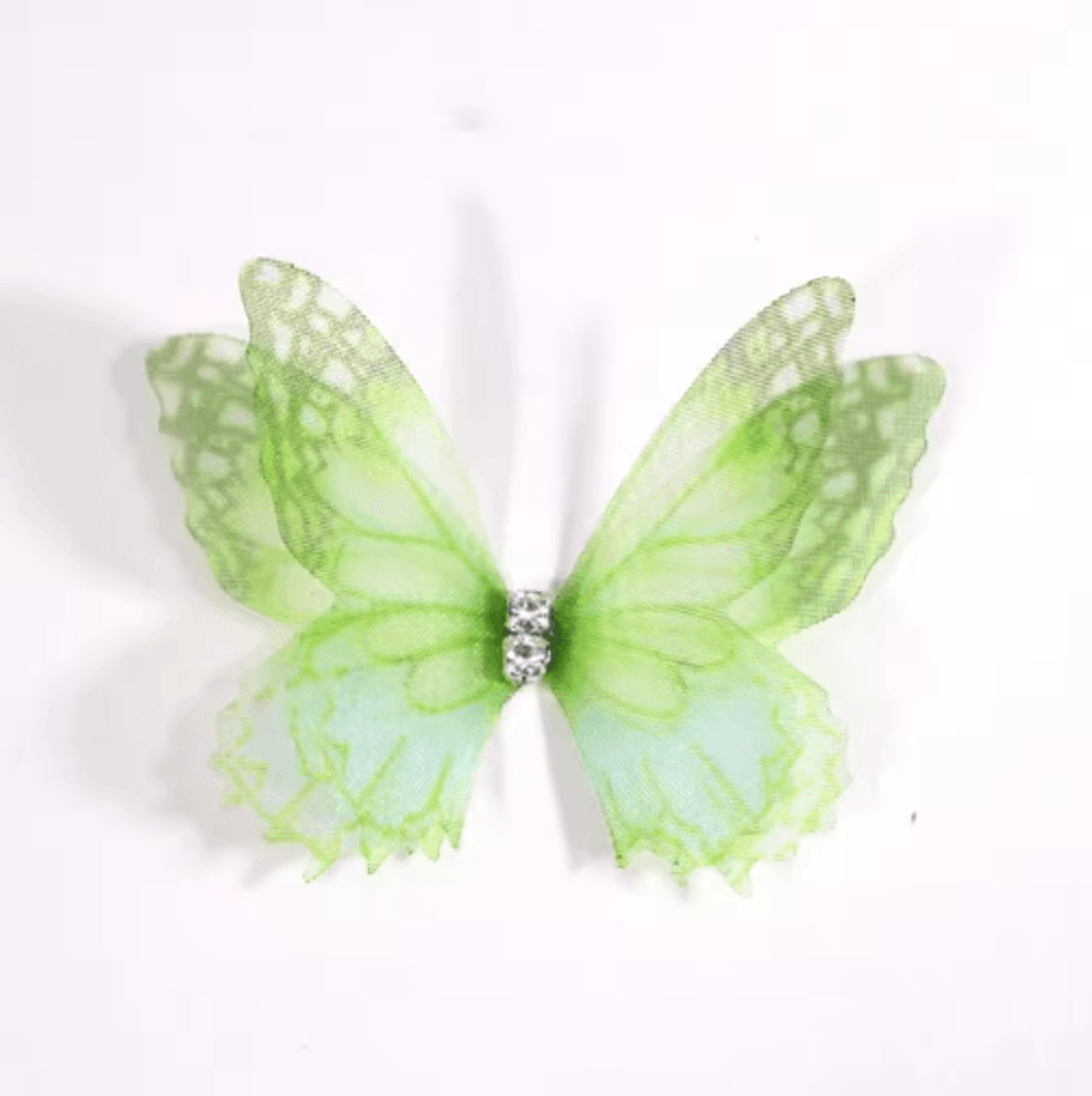 50Piece 3D Gradient Organza Butterfly Appliques 5