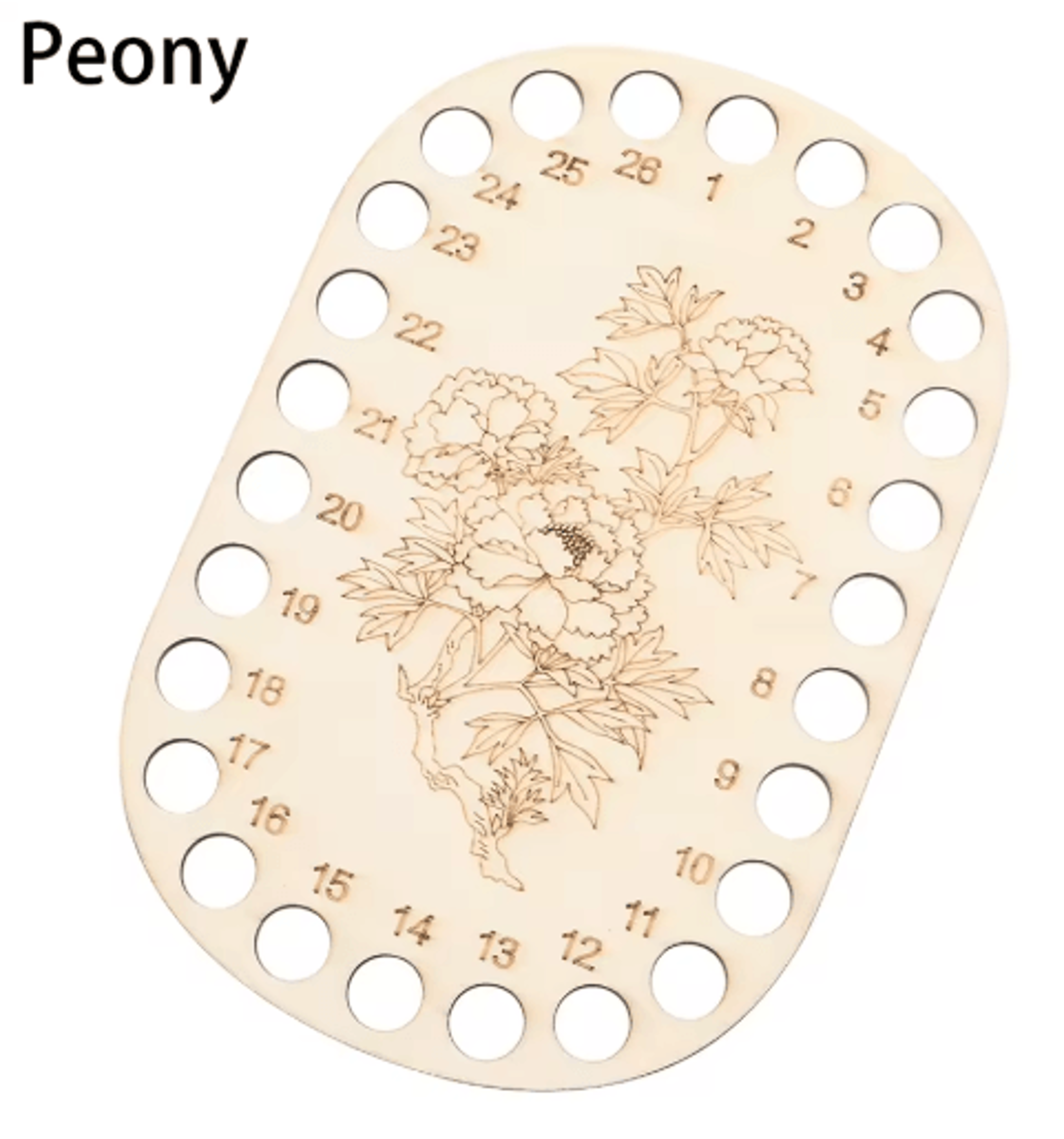 Wooden Embroidery Floss  Thread Organizer 2