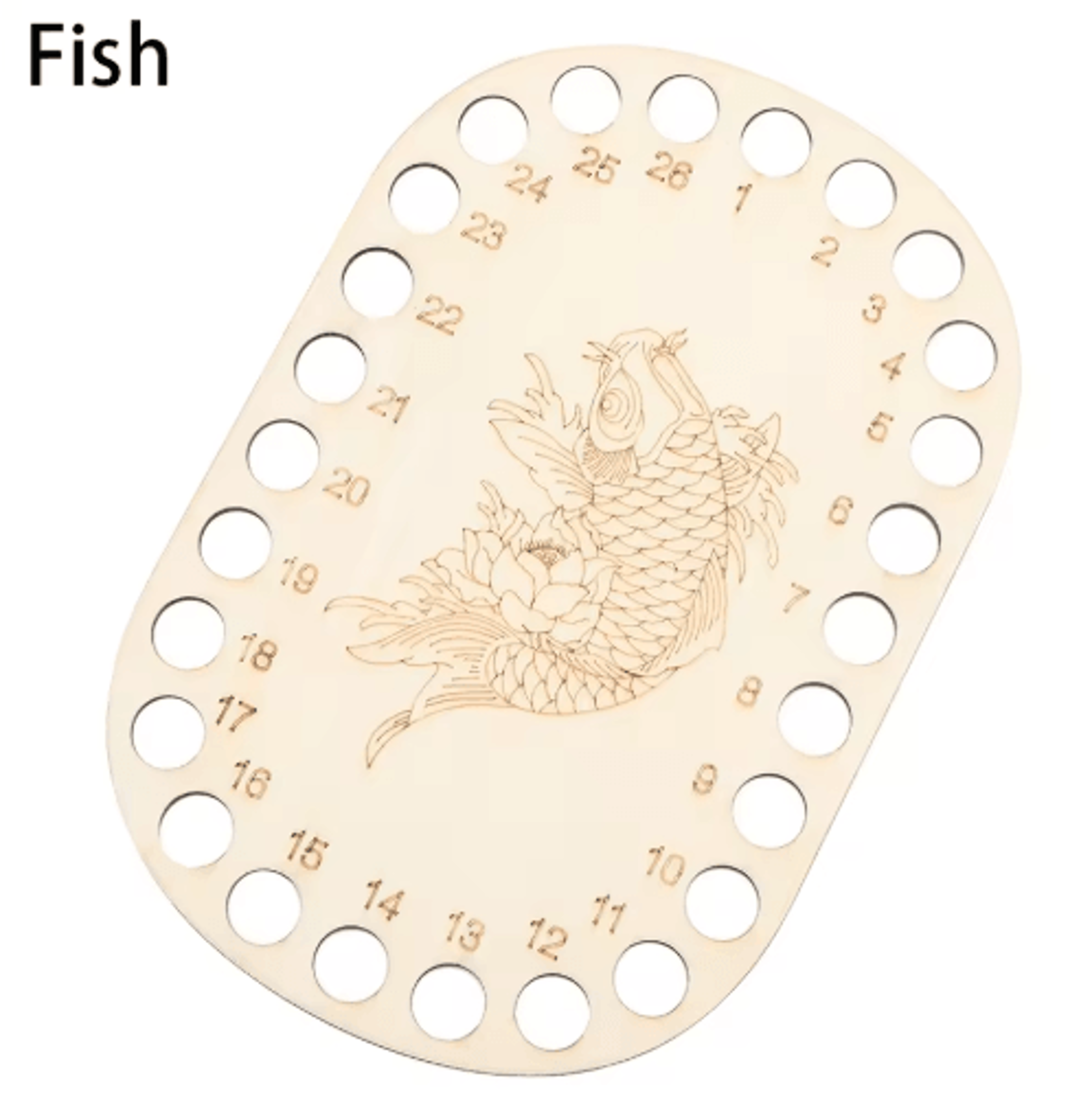 Wooden Embroidery Floss  Thread Organizer 4