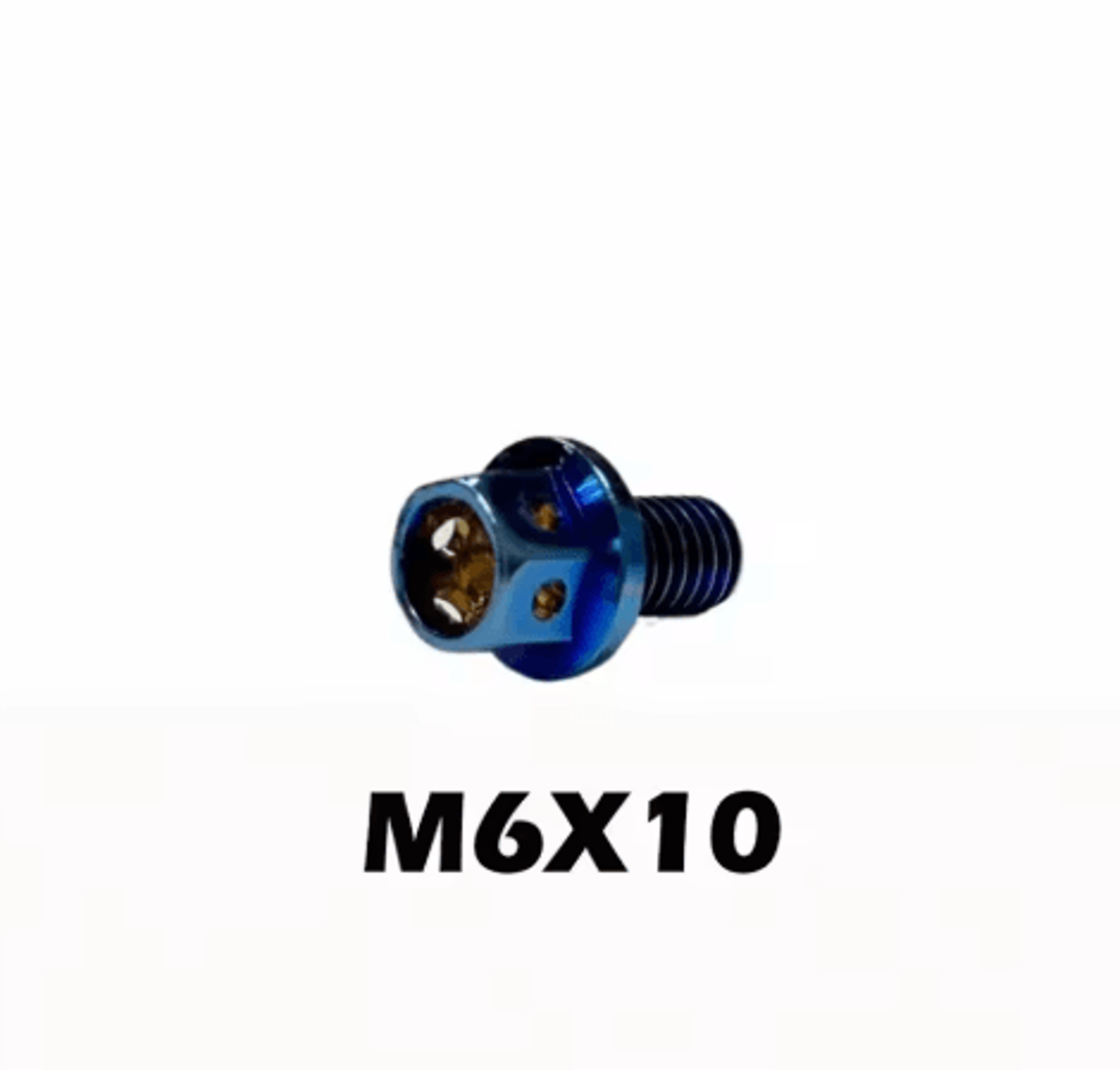 M6 Titanium Flange Hex Bolt With Drilled Hole 11