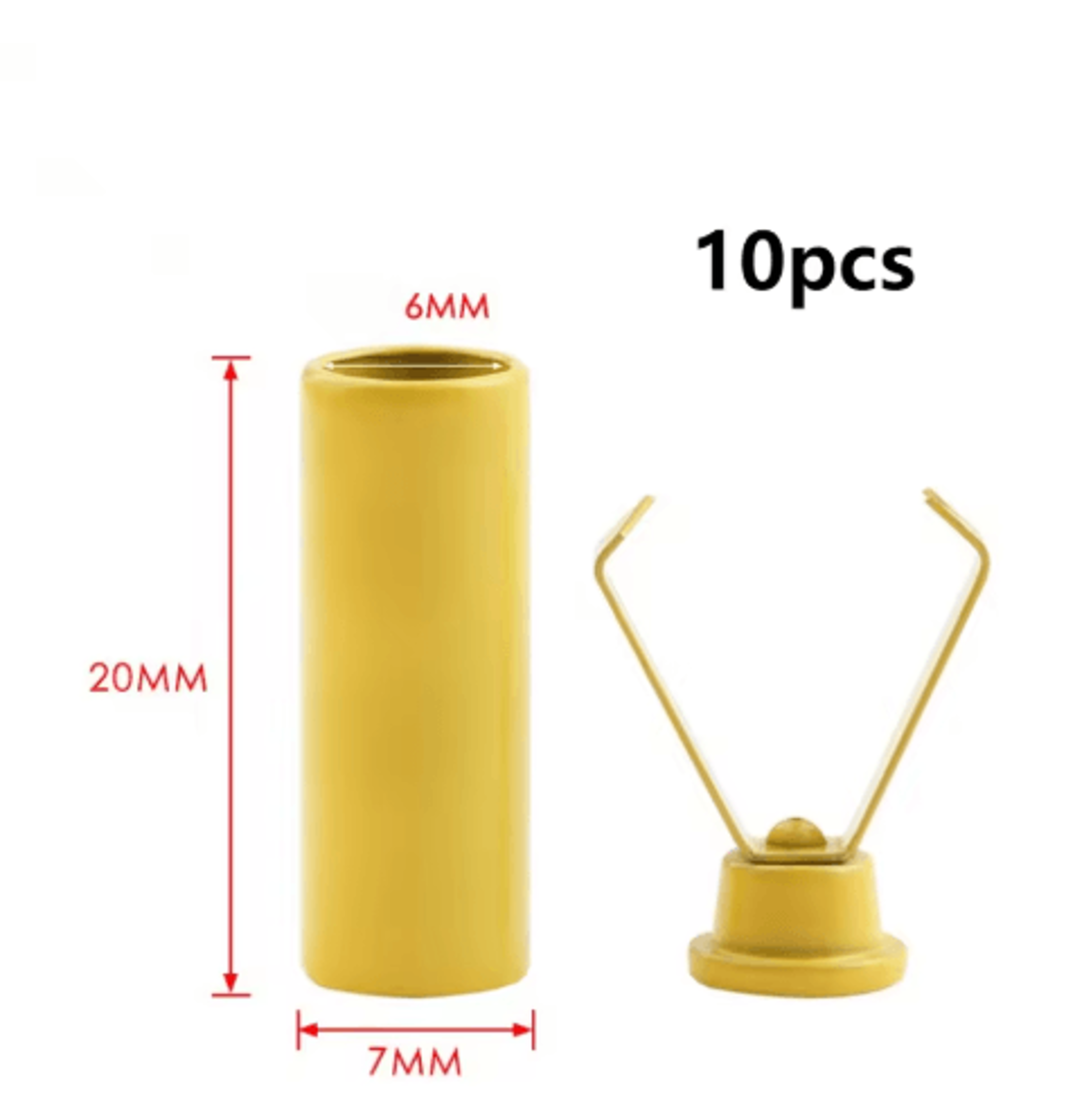 10Piece Metal Drawstring Cord End Stoppers 1