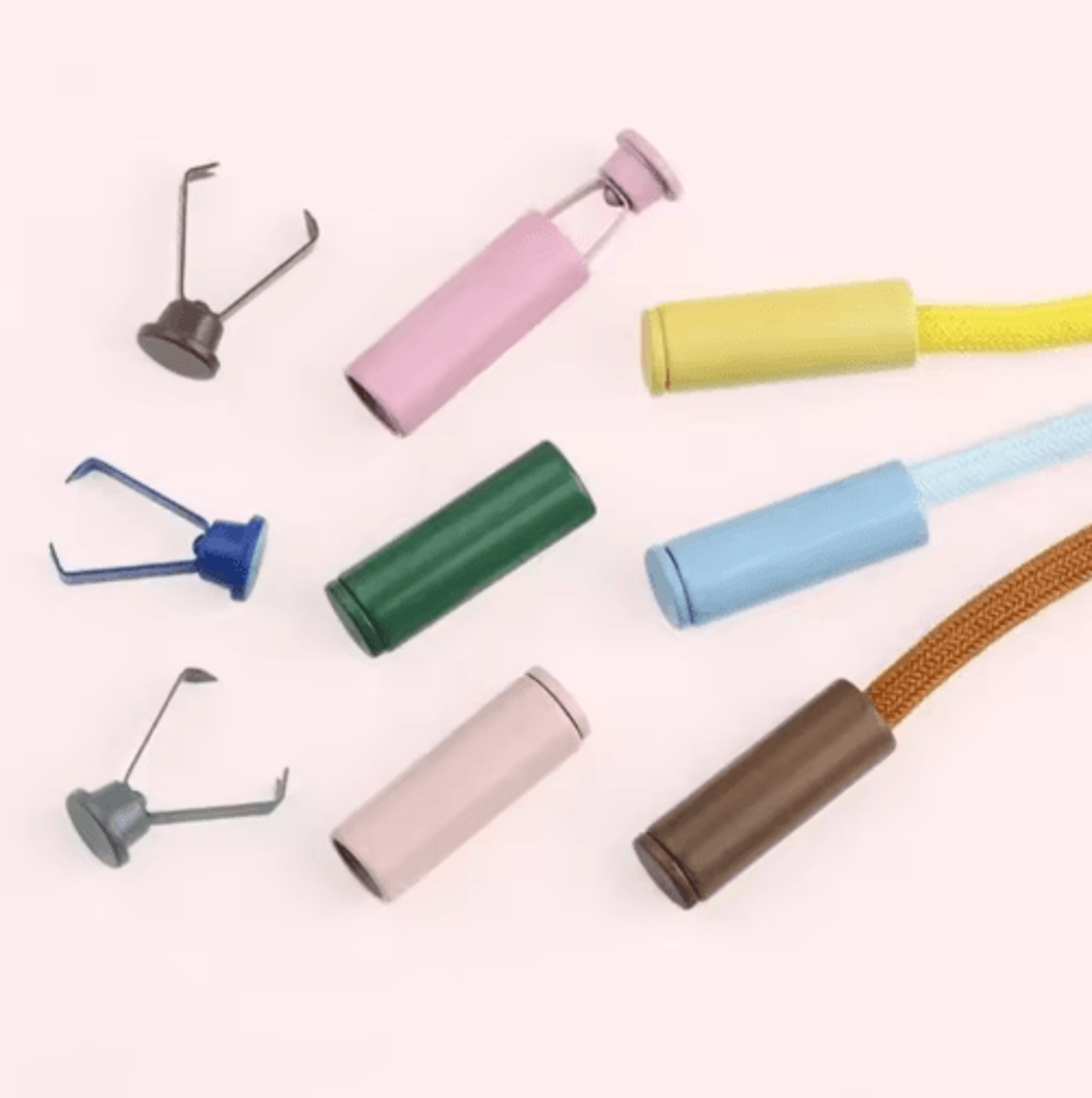 10Piece Metal Drawstring Cord End Stoppers 12