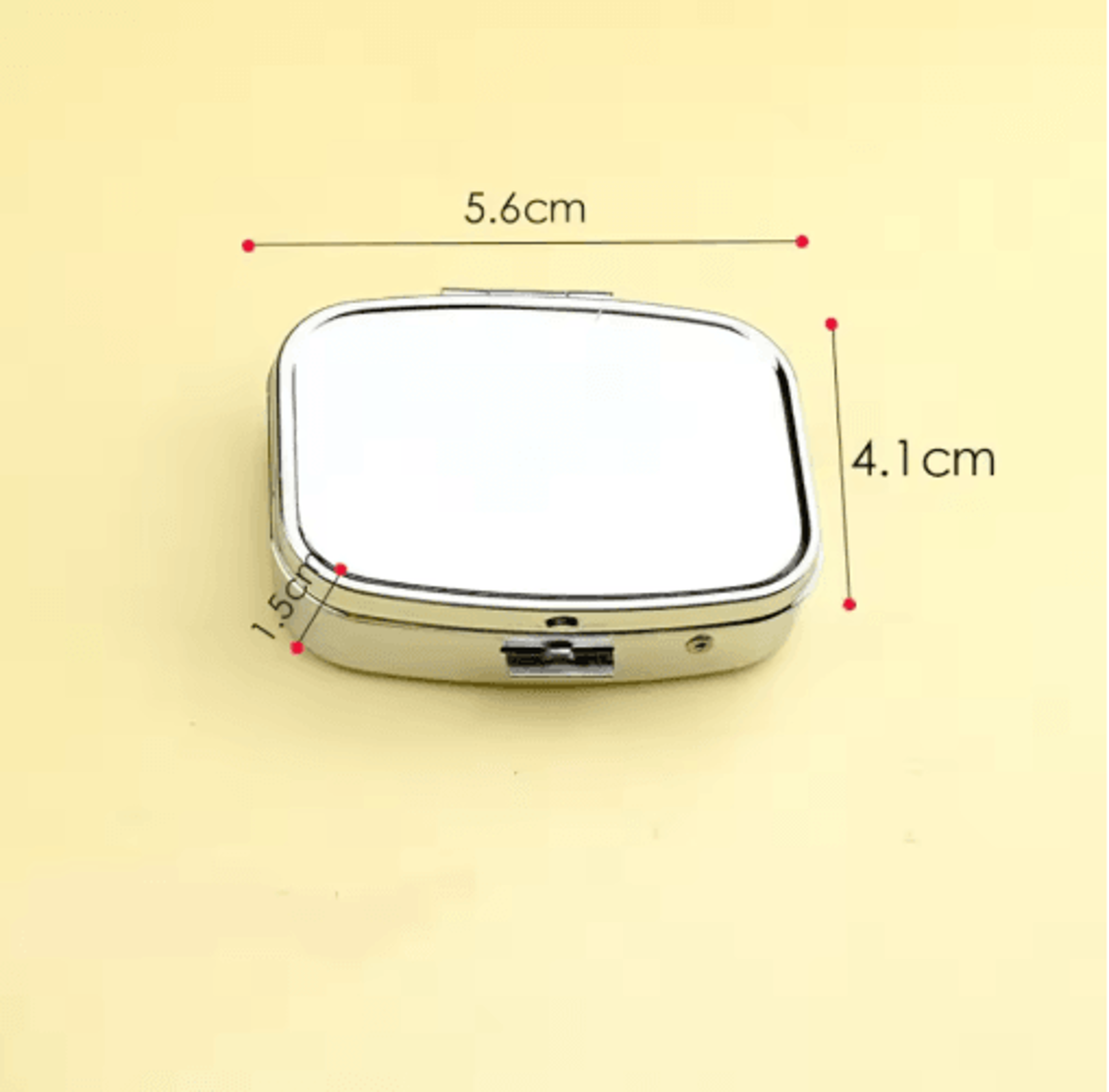 Portable Metal Round Pill  Small Jewelry Case 8