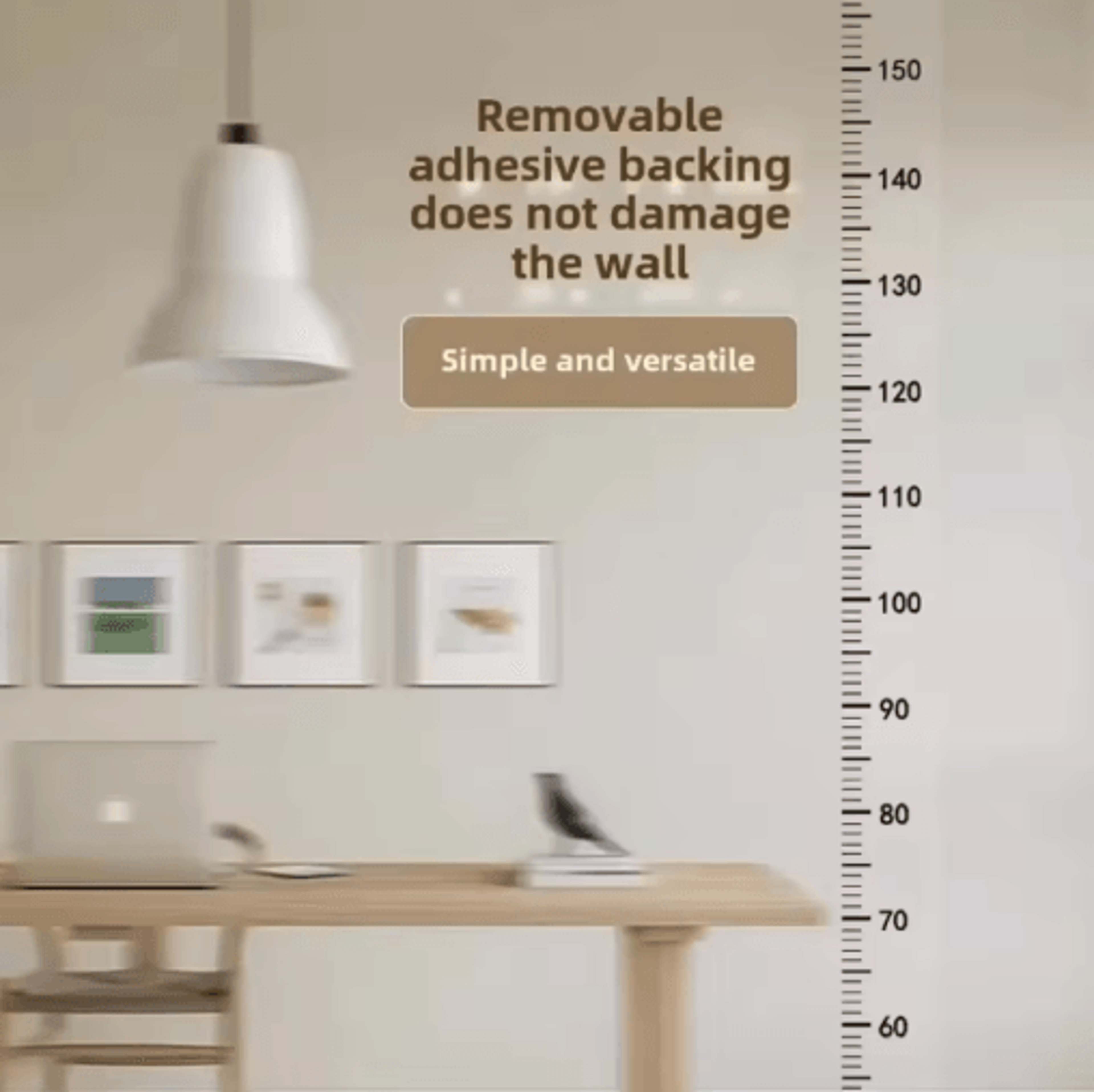 2M SelfAdhesive Height Measurement Growth Chart Sticker 6