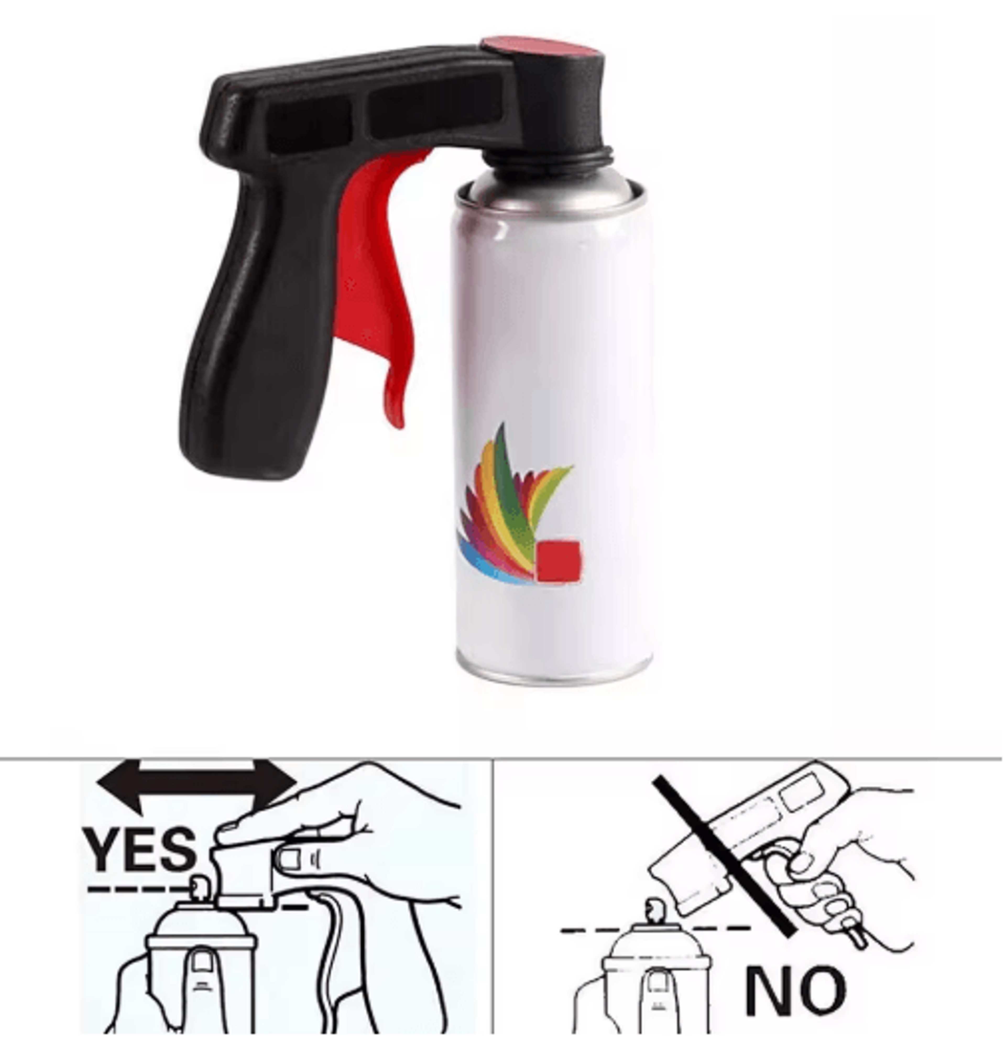 Universal Aerosol Spray Can Trigger Handle 3