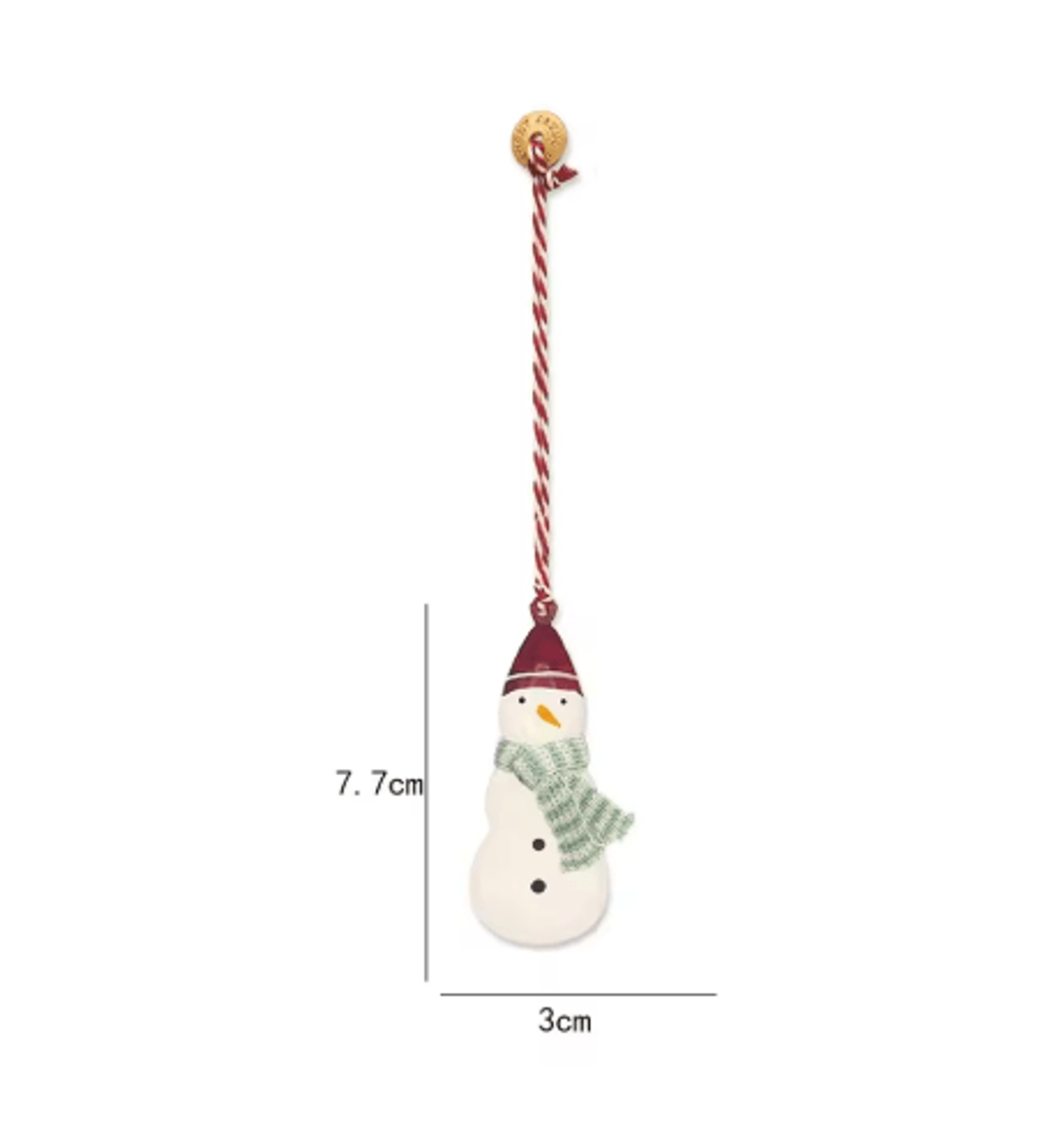 Nordic Iron Christmas Hanging Tree Ornament 8