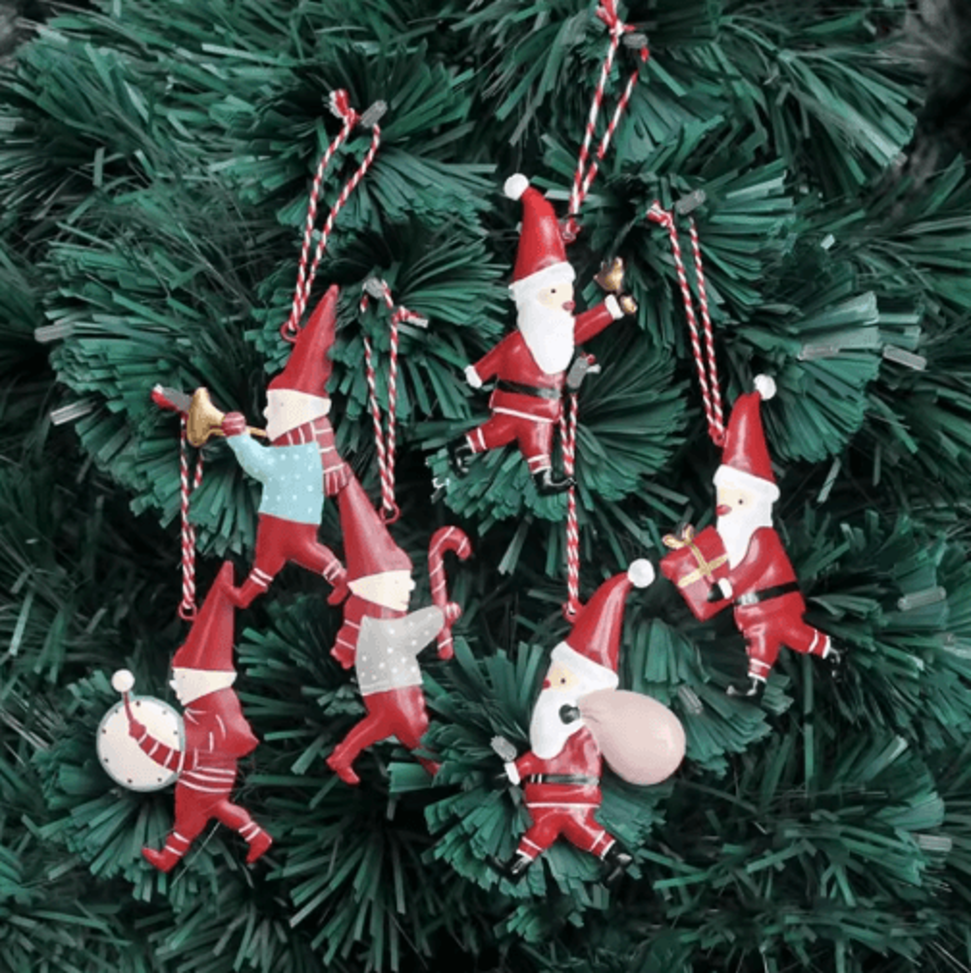 Nordic Iron Christmas Hanging Tree Ornament 24