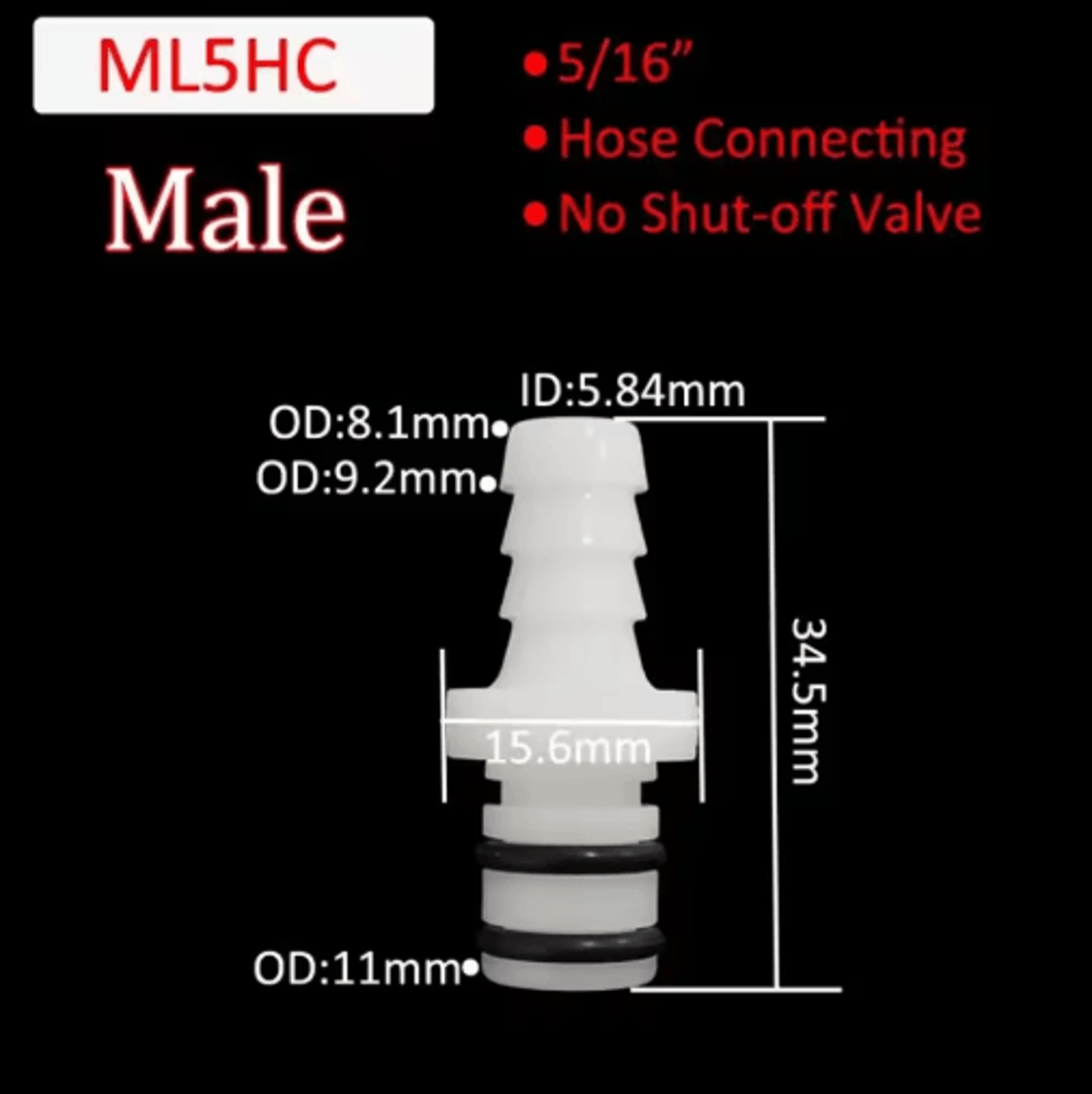 LSeries Valved Quick Disconnect Hose Coupler 16