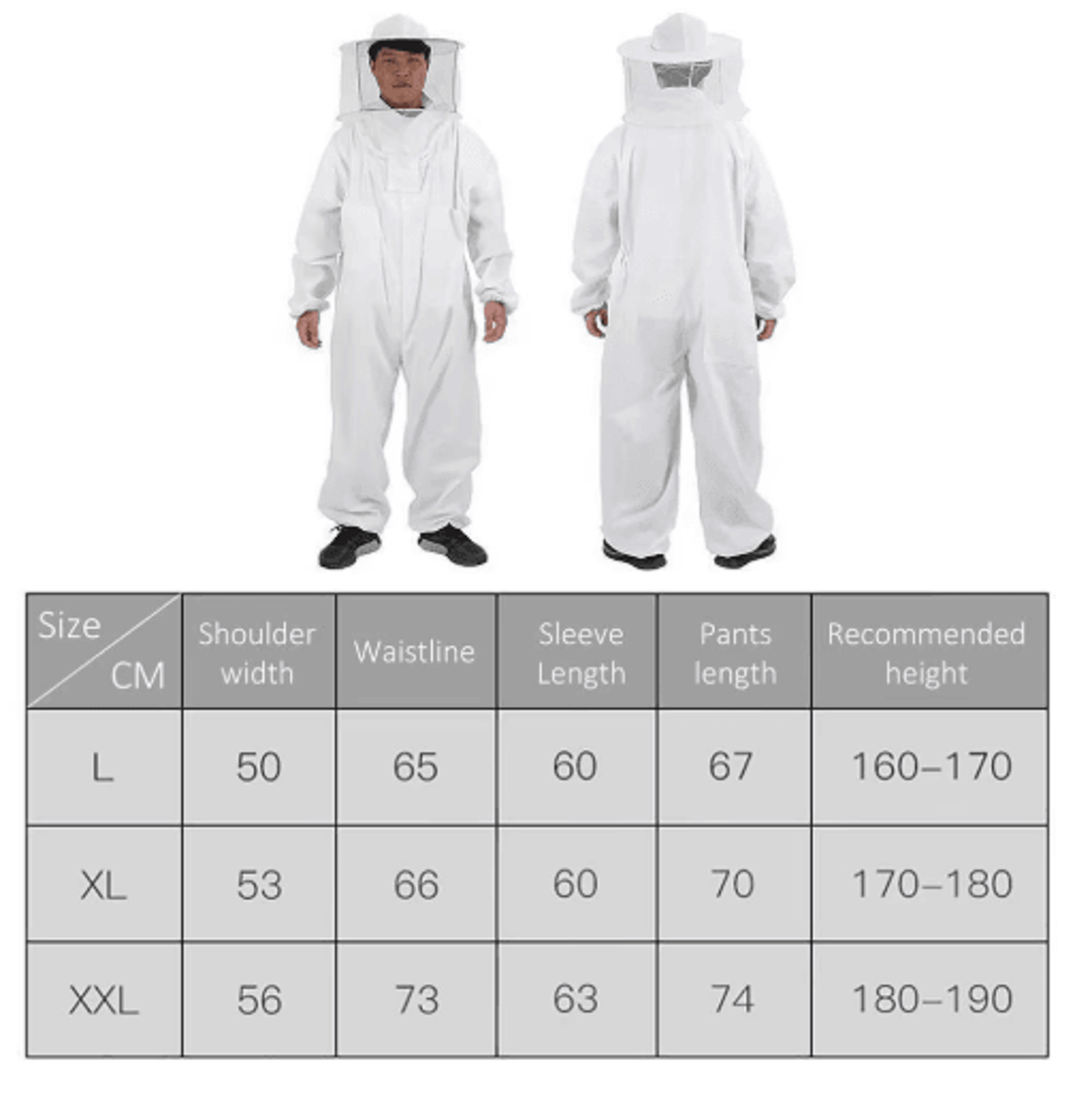 Professional Breathable Beekeeping Protective Suit 2