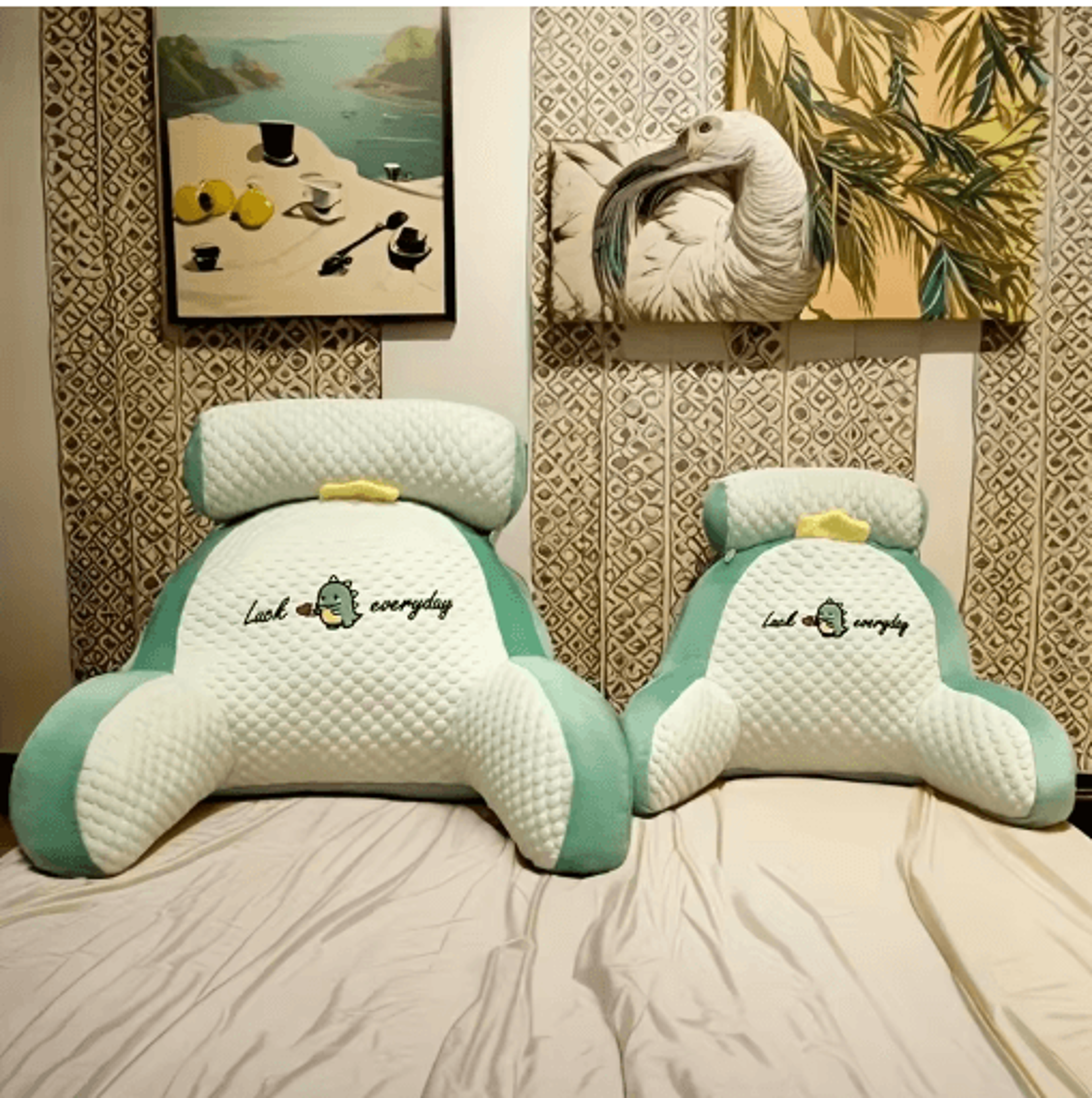 Ergonomic Reading Pillow With Adjustable Back  Lumbar Support 5