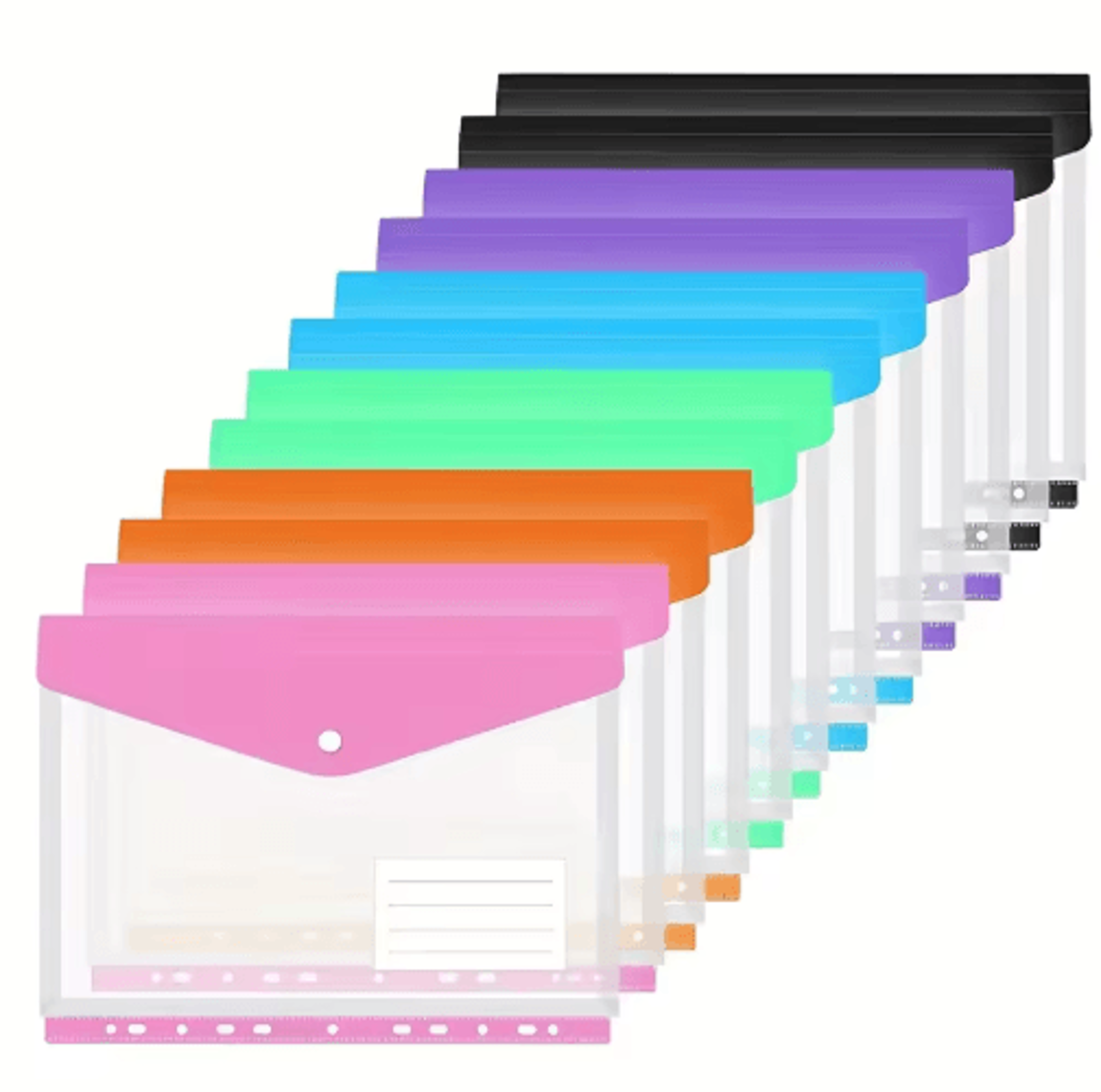 6Piece A4 Binder Pocket File Organizer Set 0