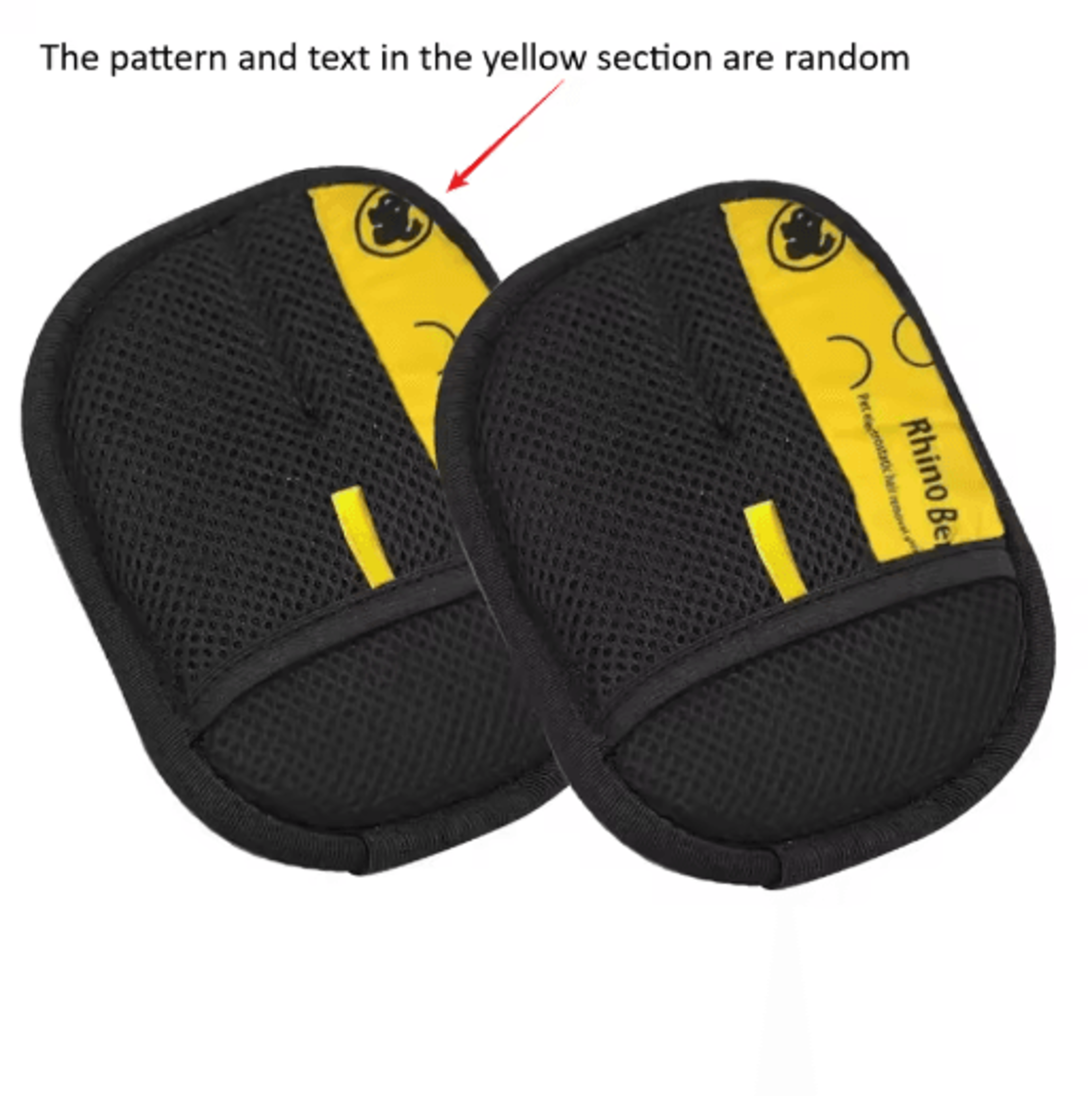 2Piece DoubleSided Cat Grooming  Hair Removal Gloves 1
