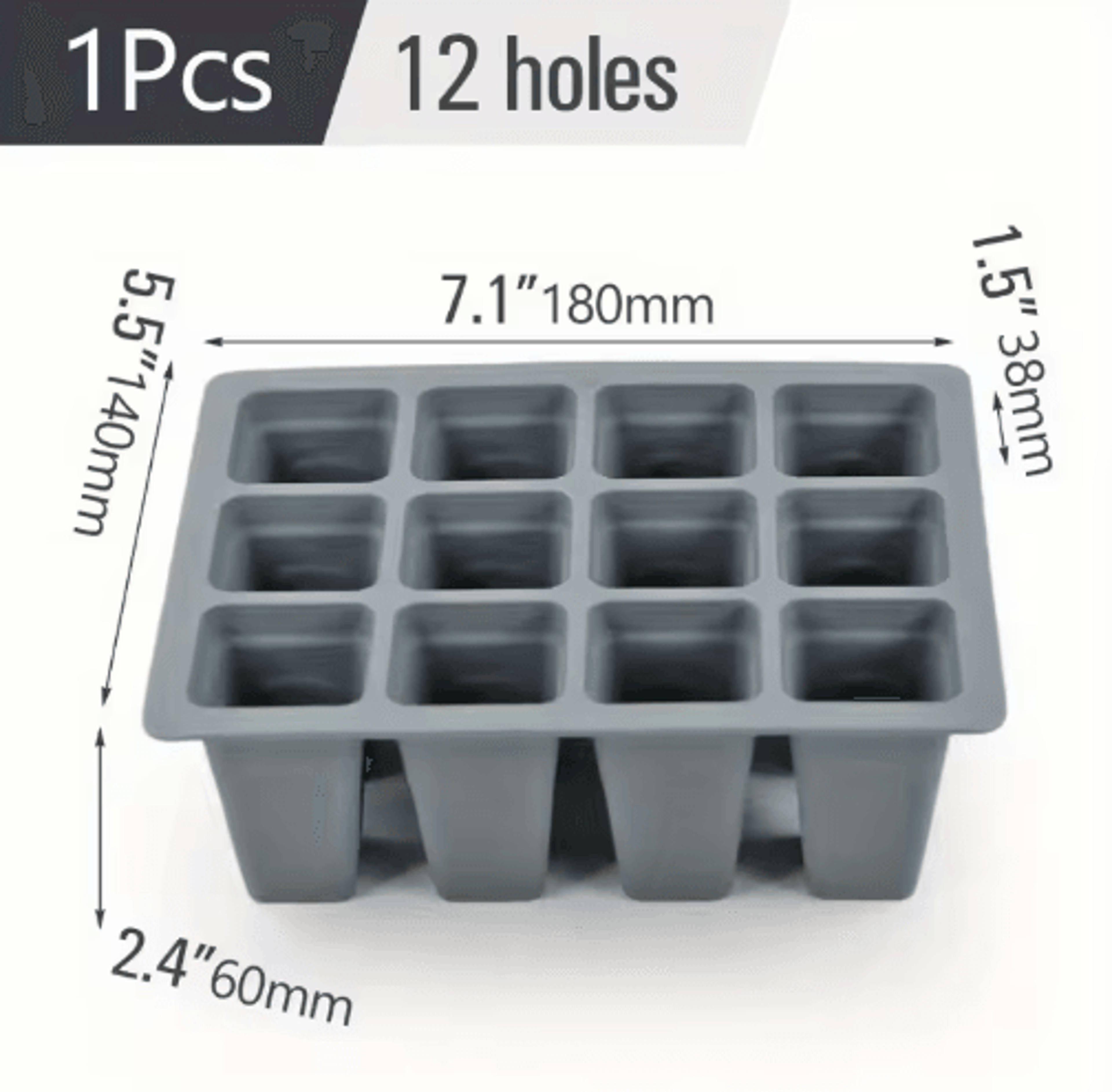 9Cell Silicone Seed Germination  Seedling Tray 2
