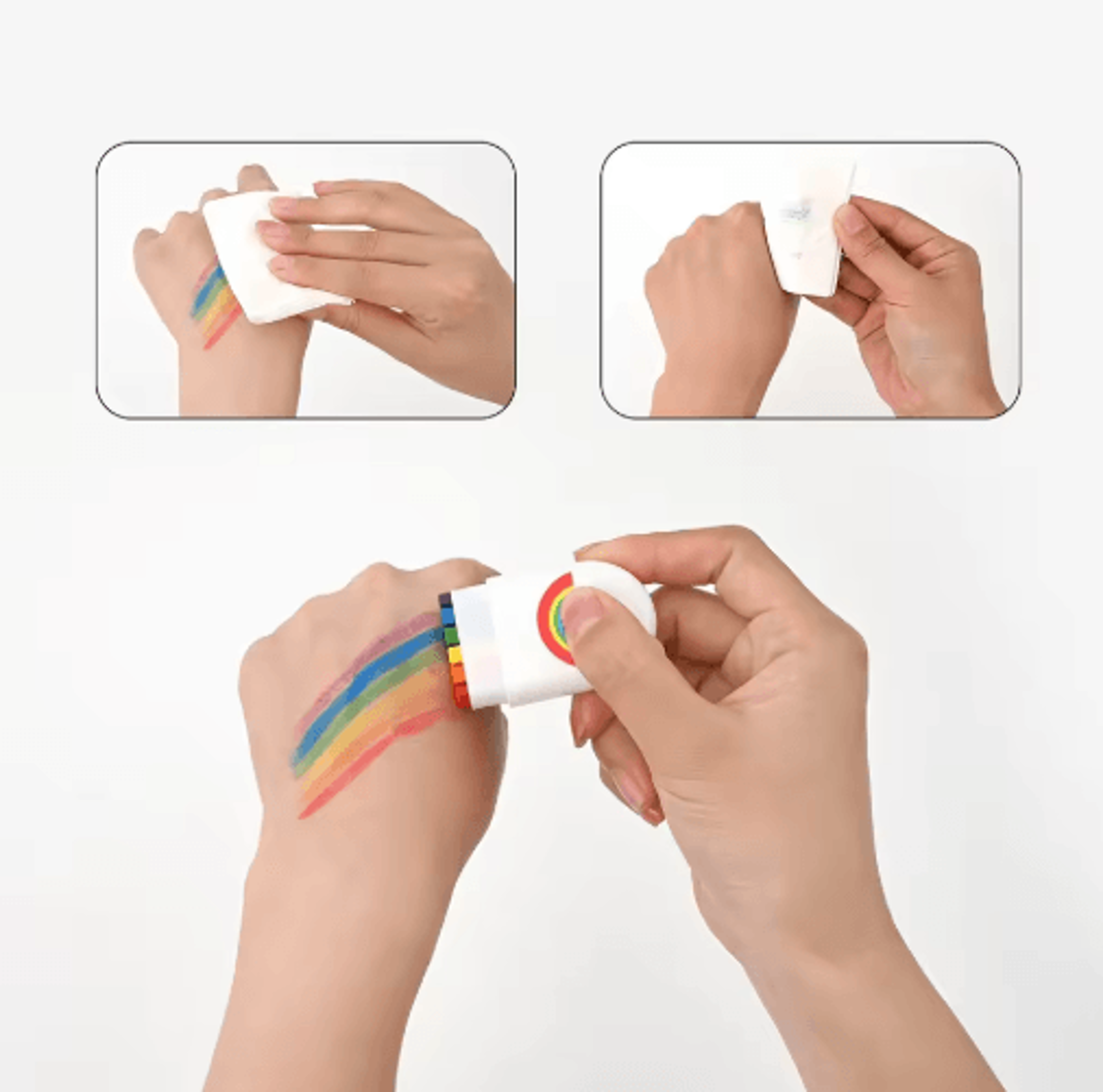 6Color Rainbow Crayon Paint Stick 3