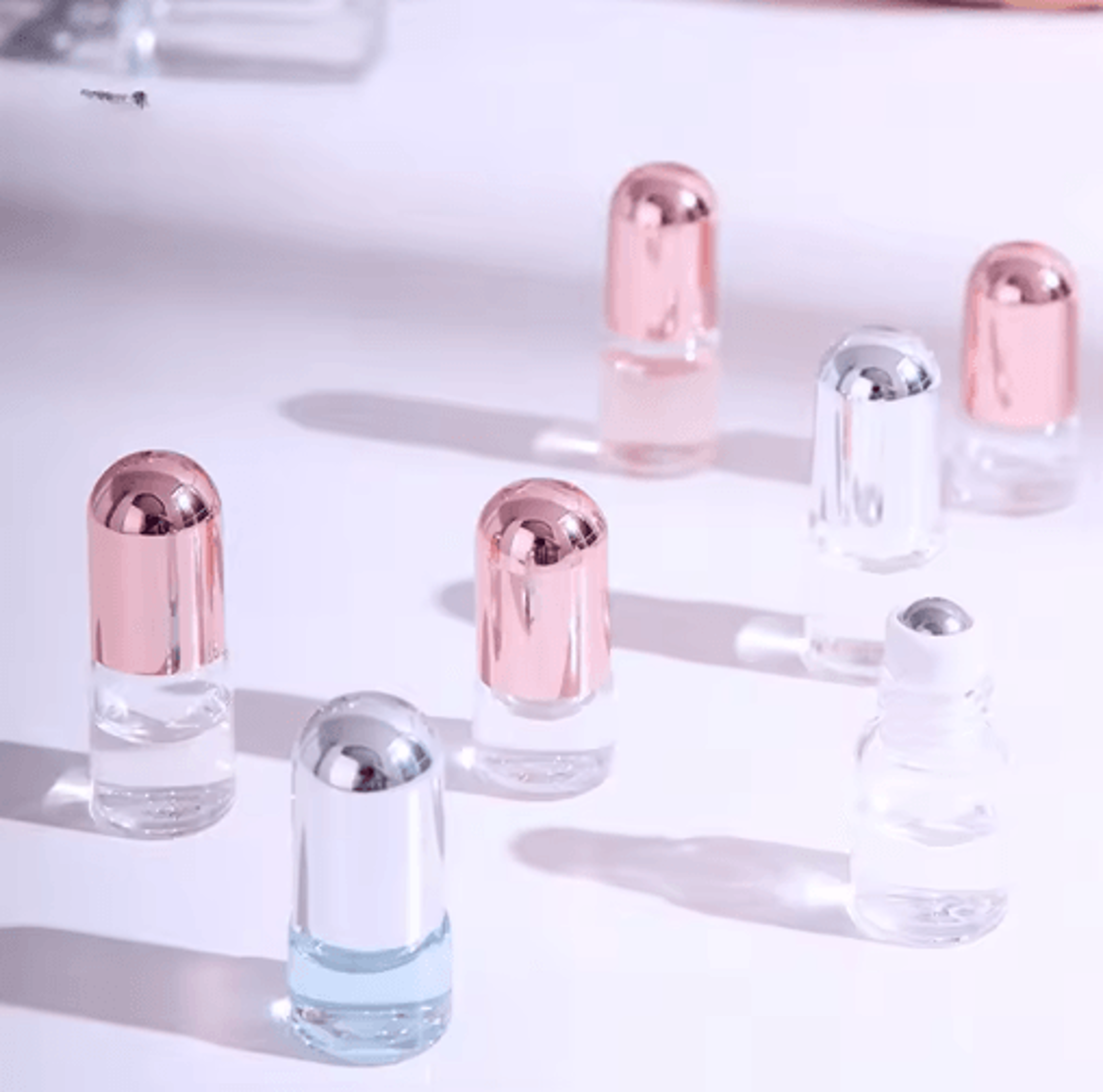 3Piece Mini Refillable Roller Ball Perfume Bottles 0