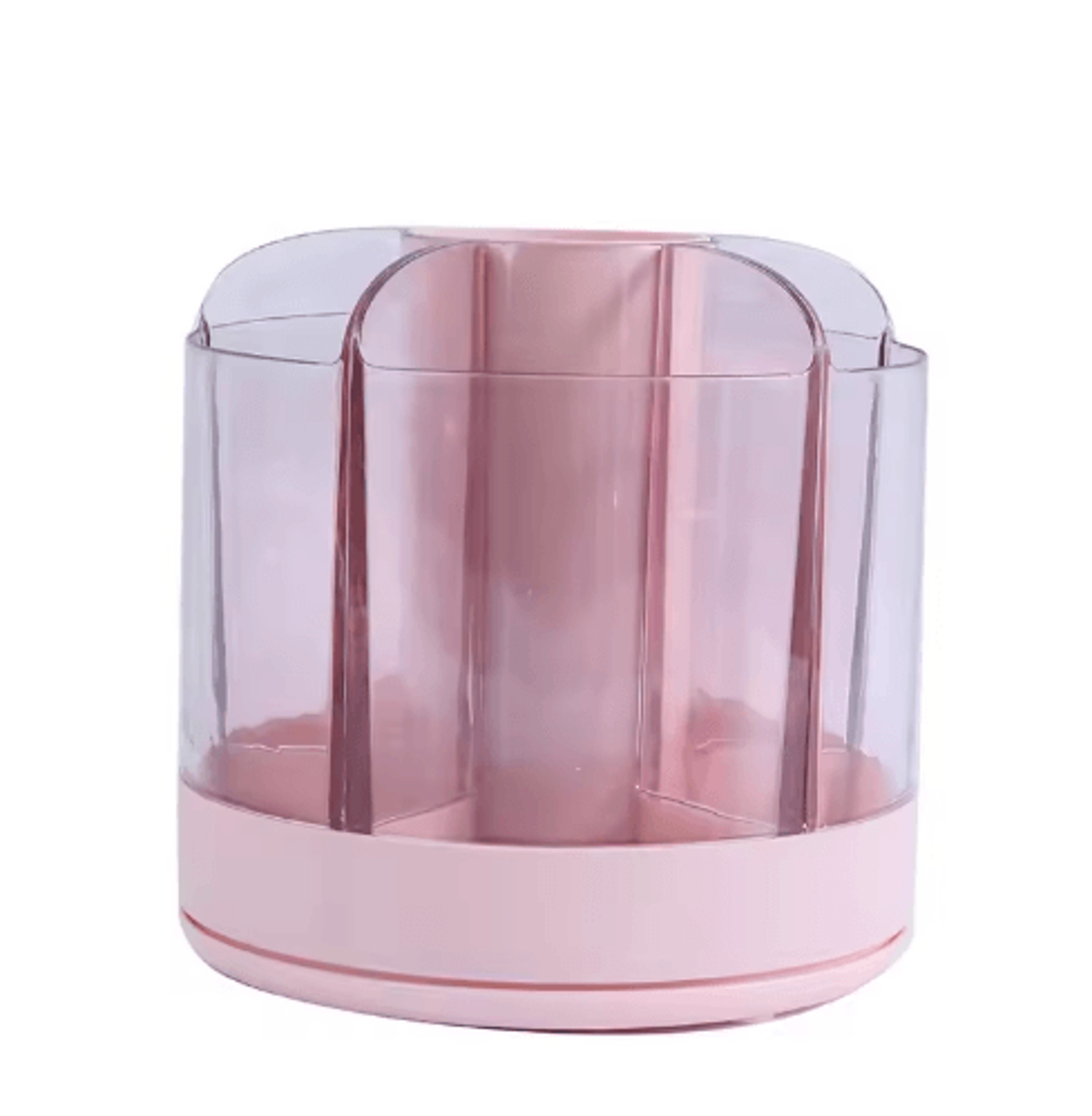 360 Rotating 6Compartment Pencil  Makeup Organizer 1