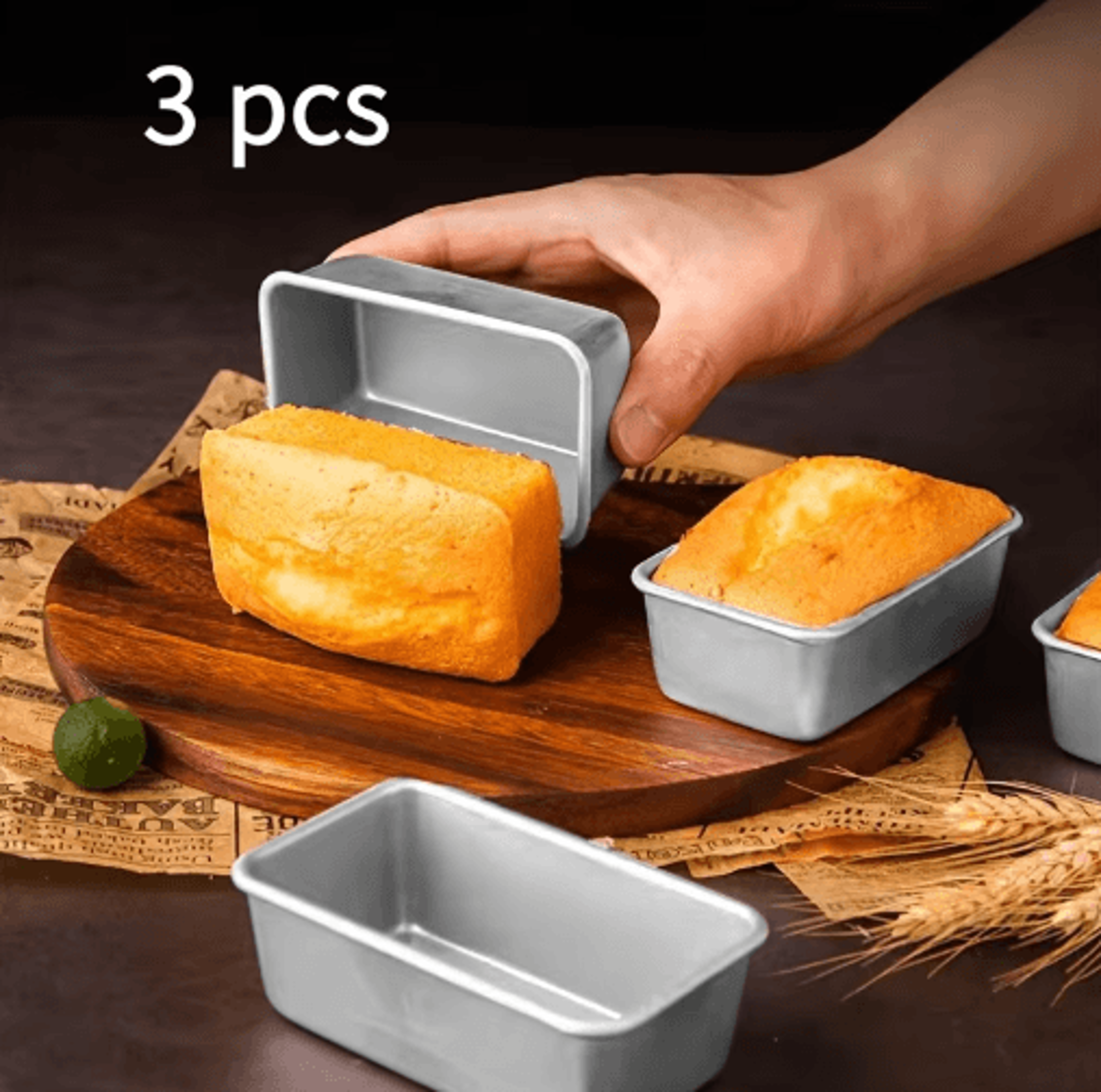 3Piece NonStick Air Fryer Baking Pan Set 0