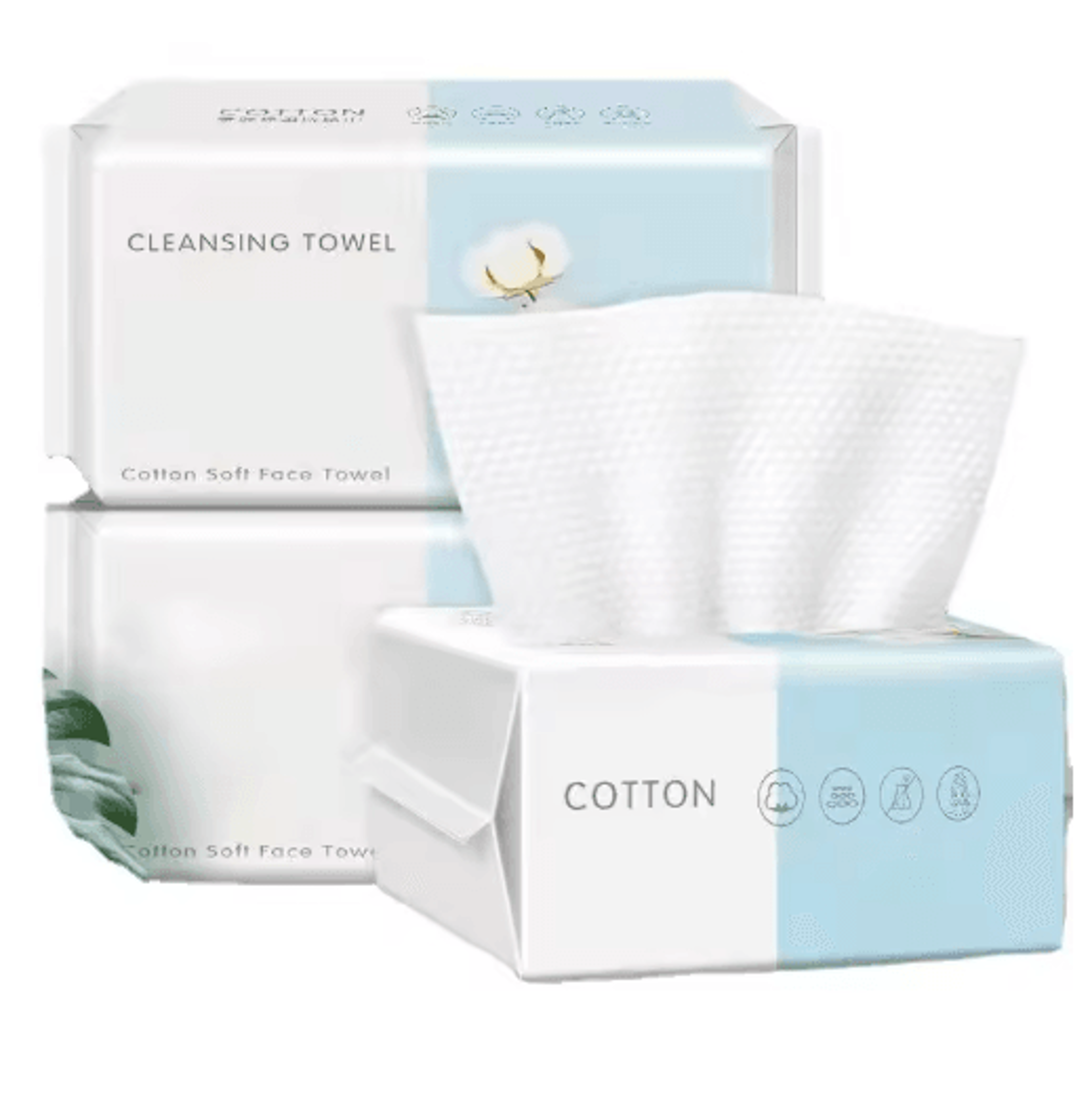 100Piece Disposable Facial Cleansing Towels 4