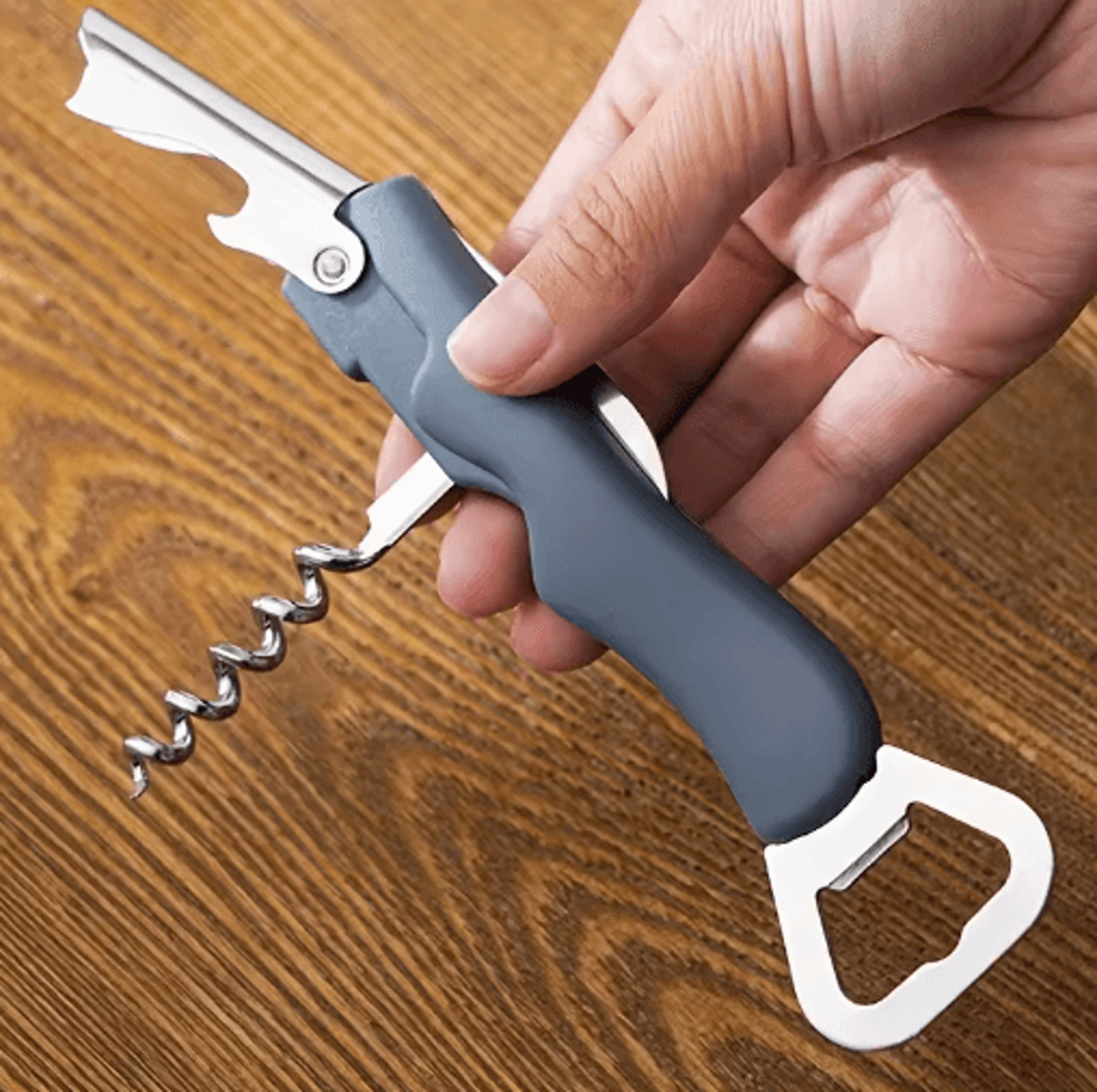 Stainless Steel Multifunctional Bottle Opener  Portable Wine Beer  Cork Opener 7