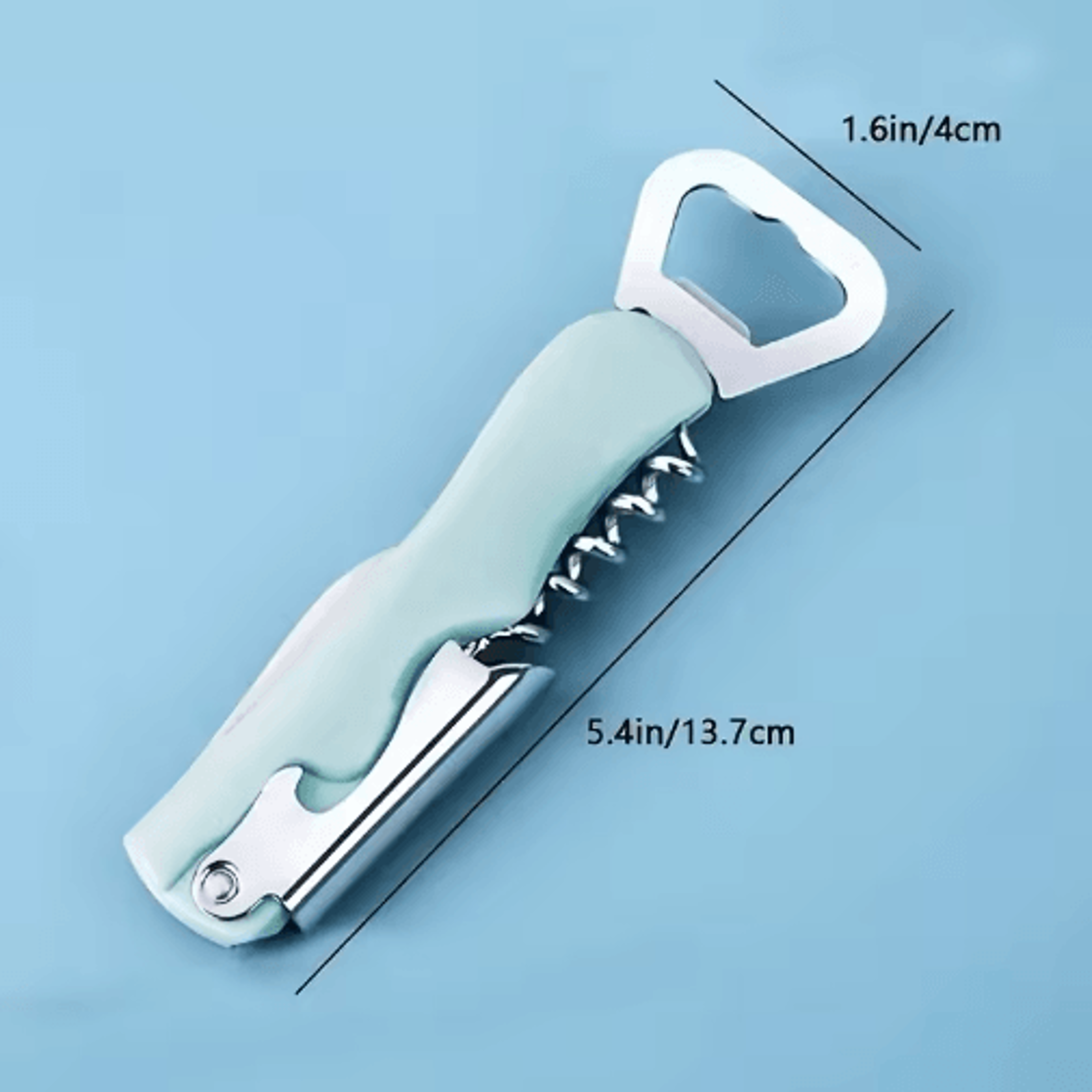 Stainless Steel Multifunctional Bottle Opener  Portable Wine Beer  Cork Opener 5