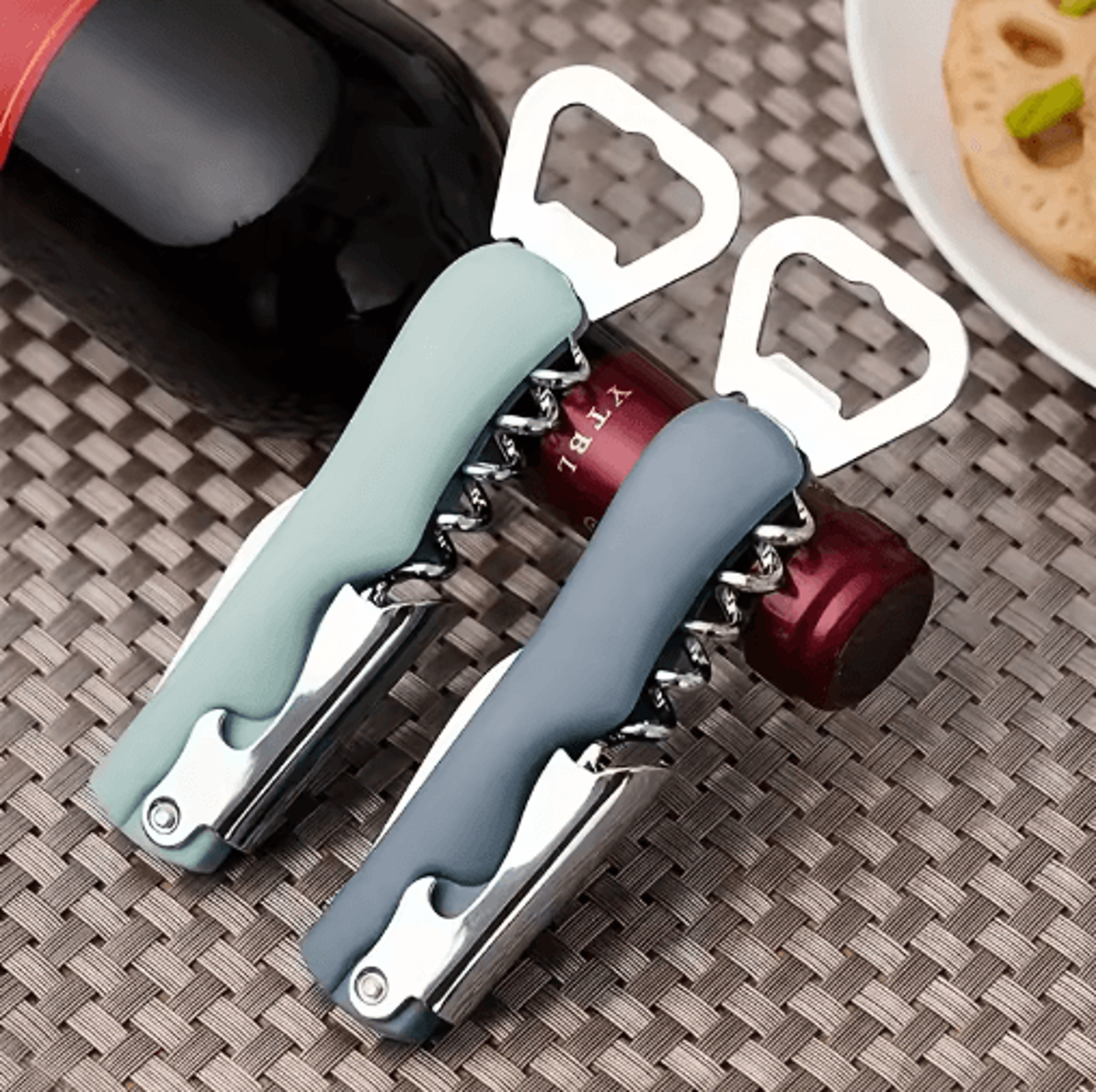 Stainless Steel Multifunctional Bottle Opener  Portable Wine Beer  Cork Opener 0