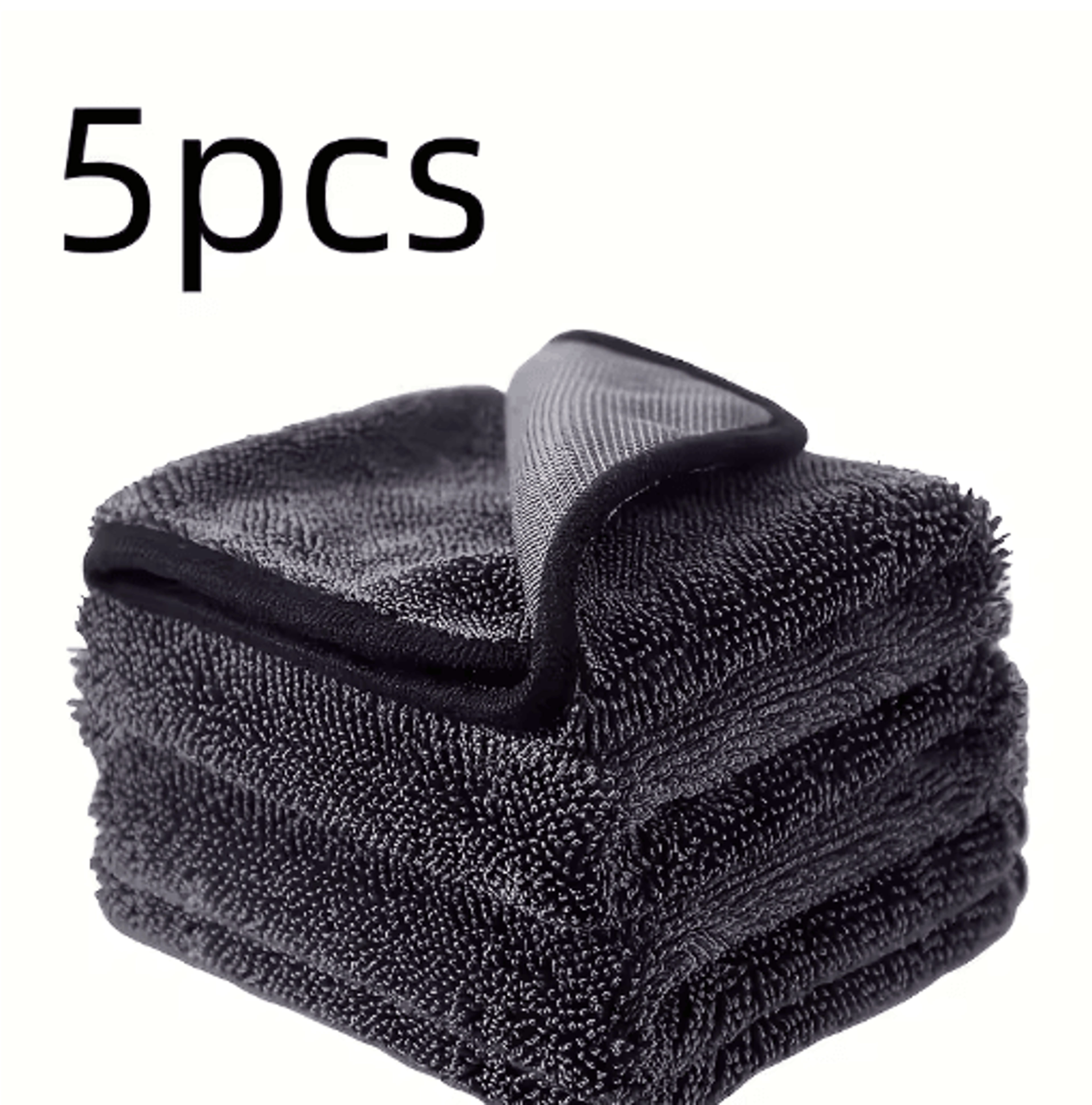 5Pack UltraSoft Polyester Cleaning Cloths  LintFree Reusable Towels 6