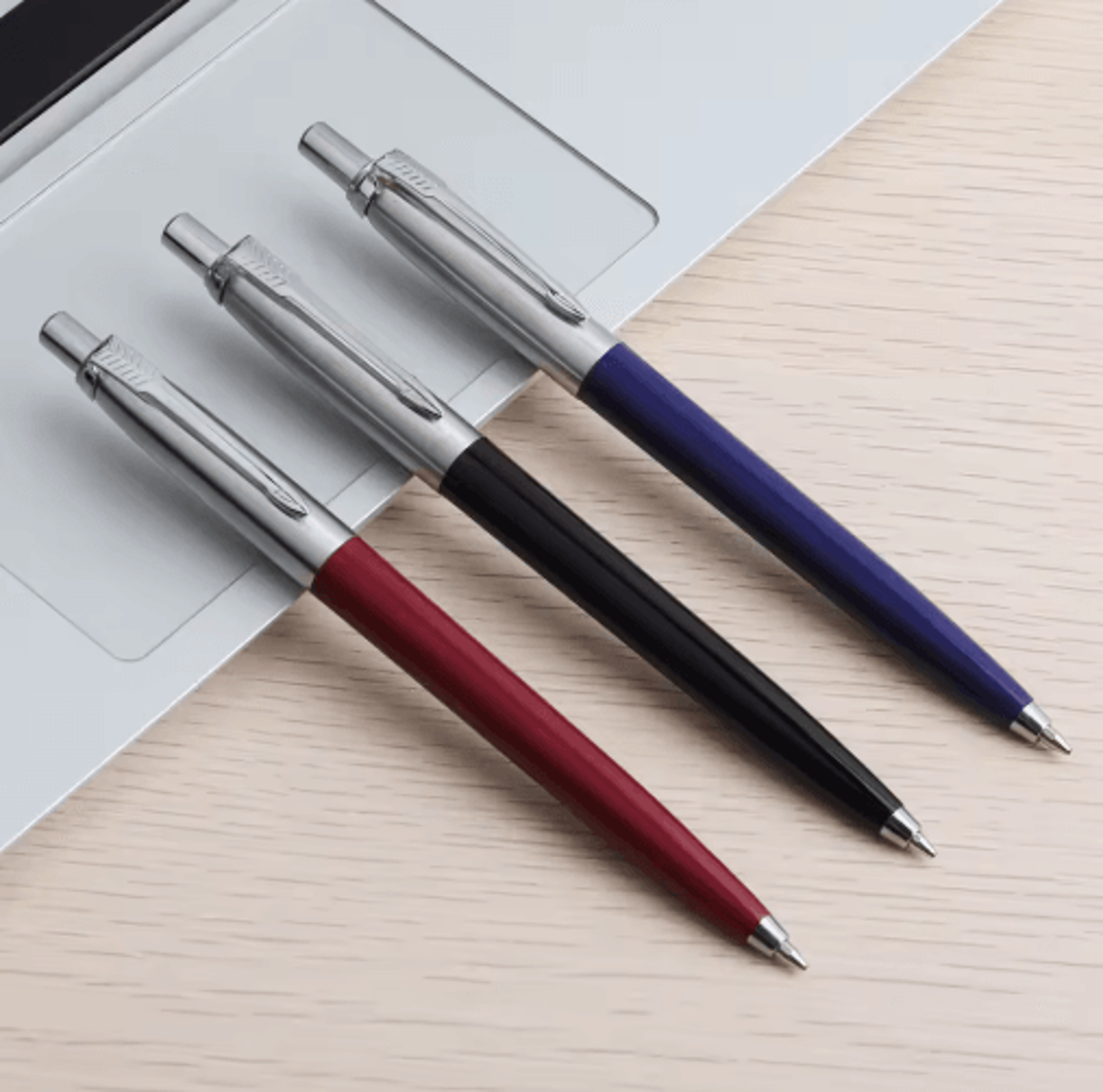5Pcs Metal Ballpoint Pen Set  Blue Ink G2 Refill Writing Pens 0
