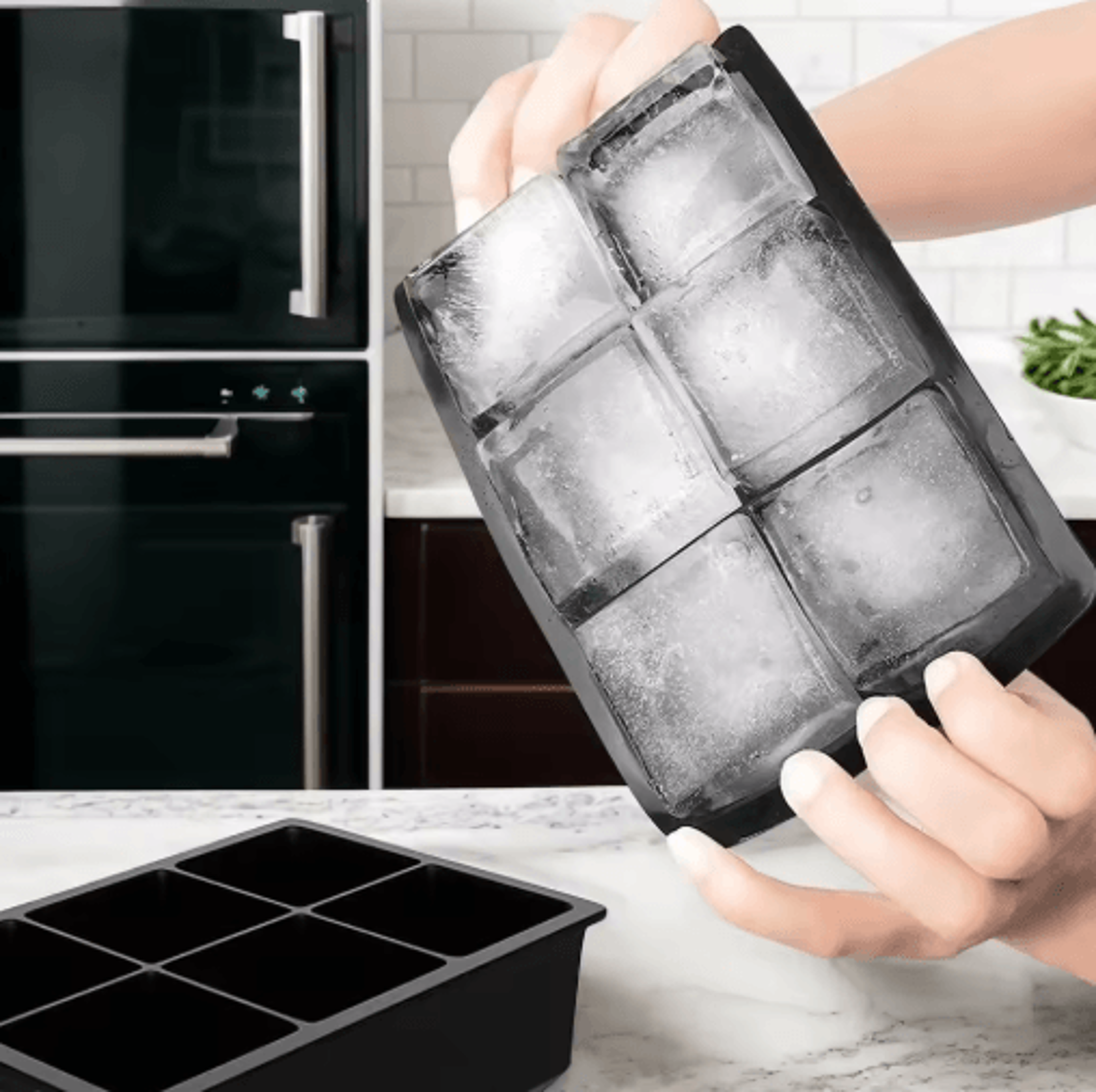 Large Silicone Ice Cube Tray  468 Grid EasyRelease Square Ice Mold 5