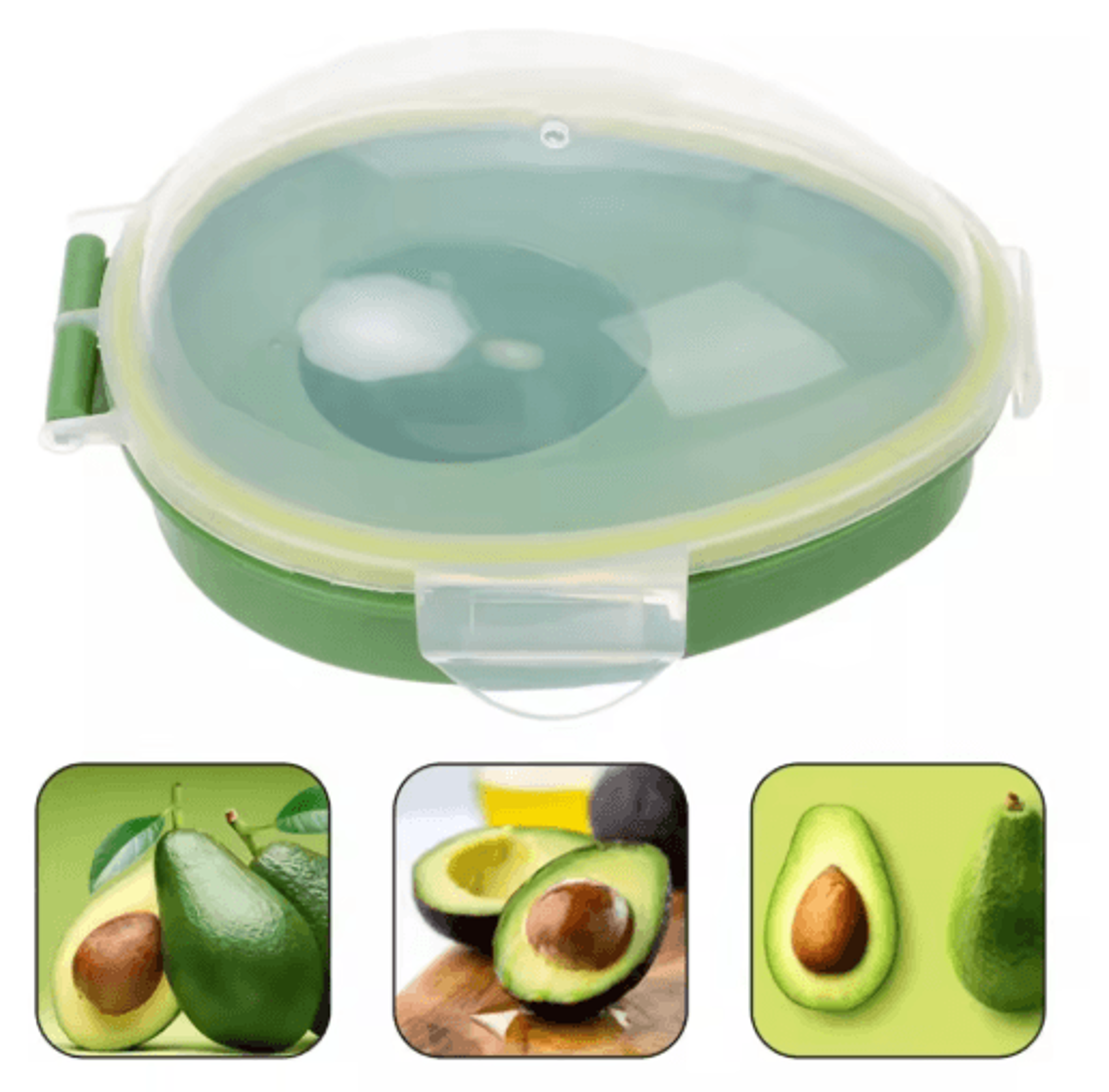 Reusable Avocado Keeper  FlipTop Storage Container For Cut Avocados 0