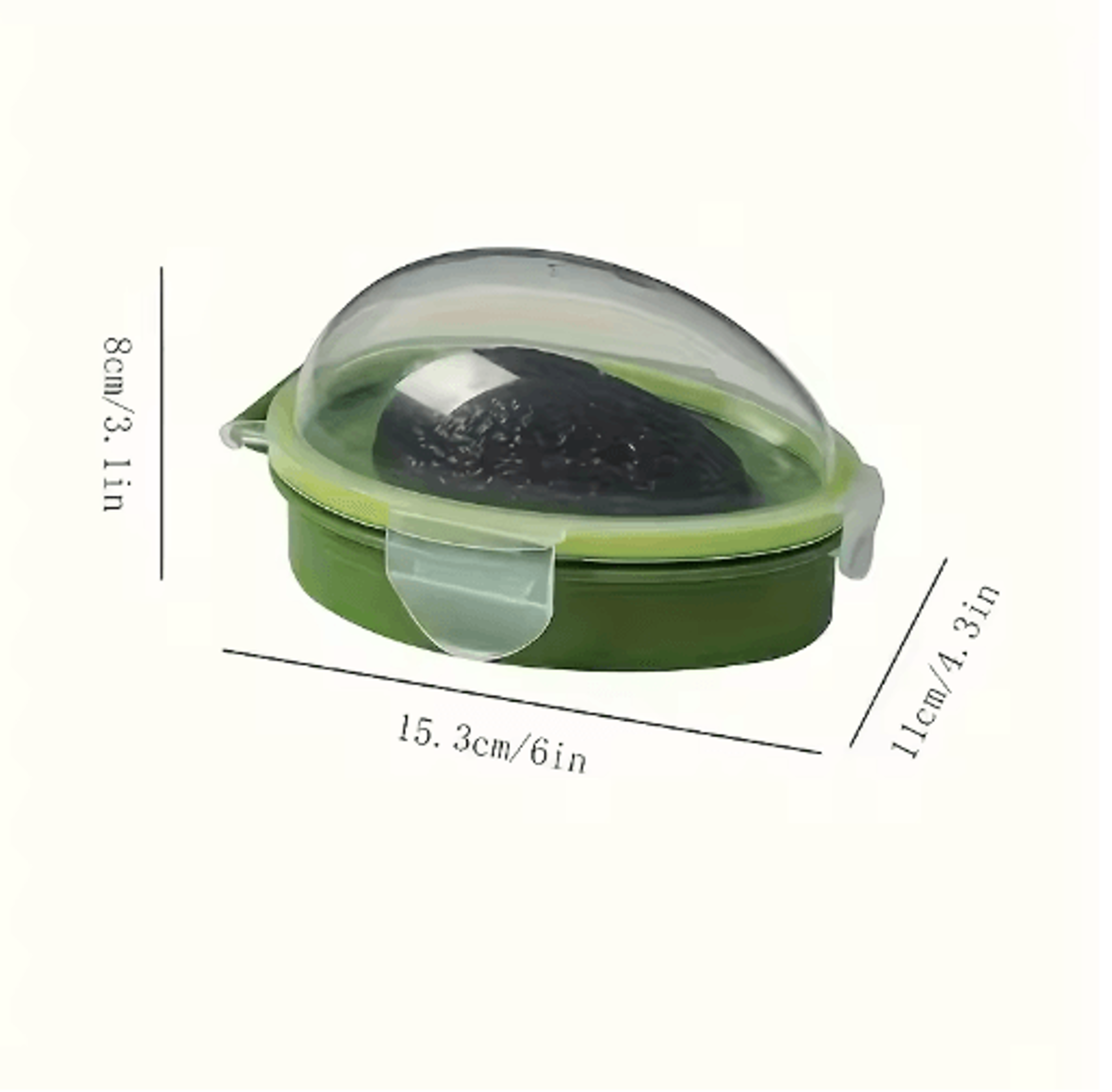 Reusable Avocado Keeper  FlipTop Storage Container For Cut Avocados 3