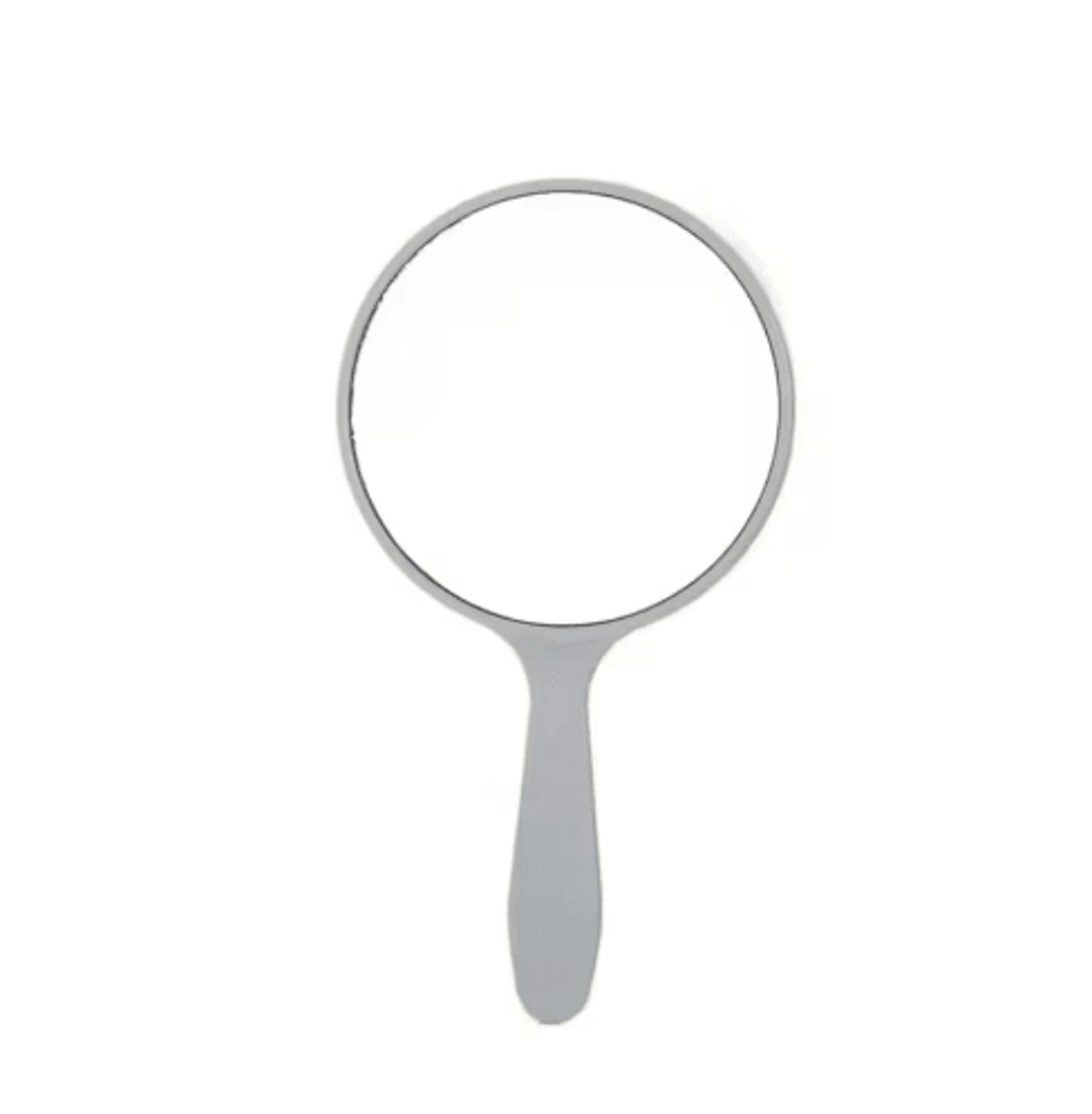 Fashion Round Handheld Makeup Mirror  Portable AntiFall Beauty Mirror With Handle 2