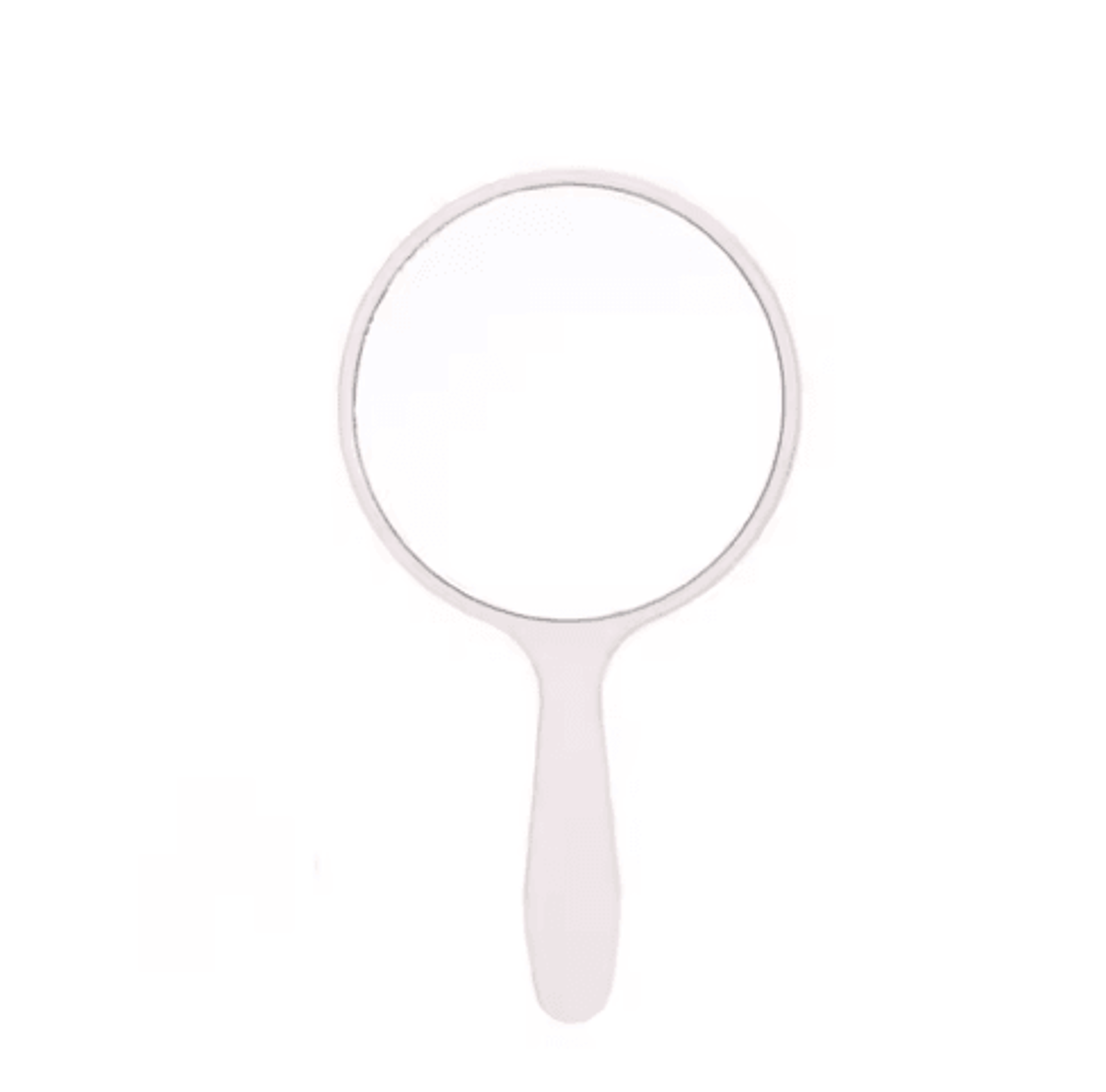 Fashion Round Handheld Makeup Mirror  Portable AntiFall Beauty Mirror With Handle 9