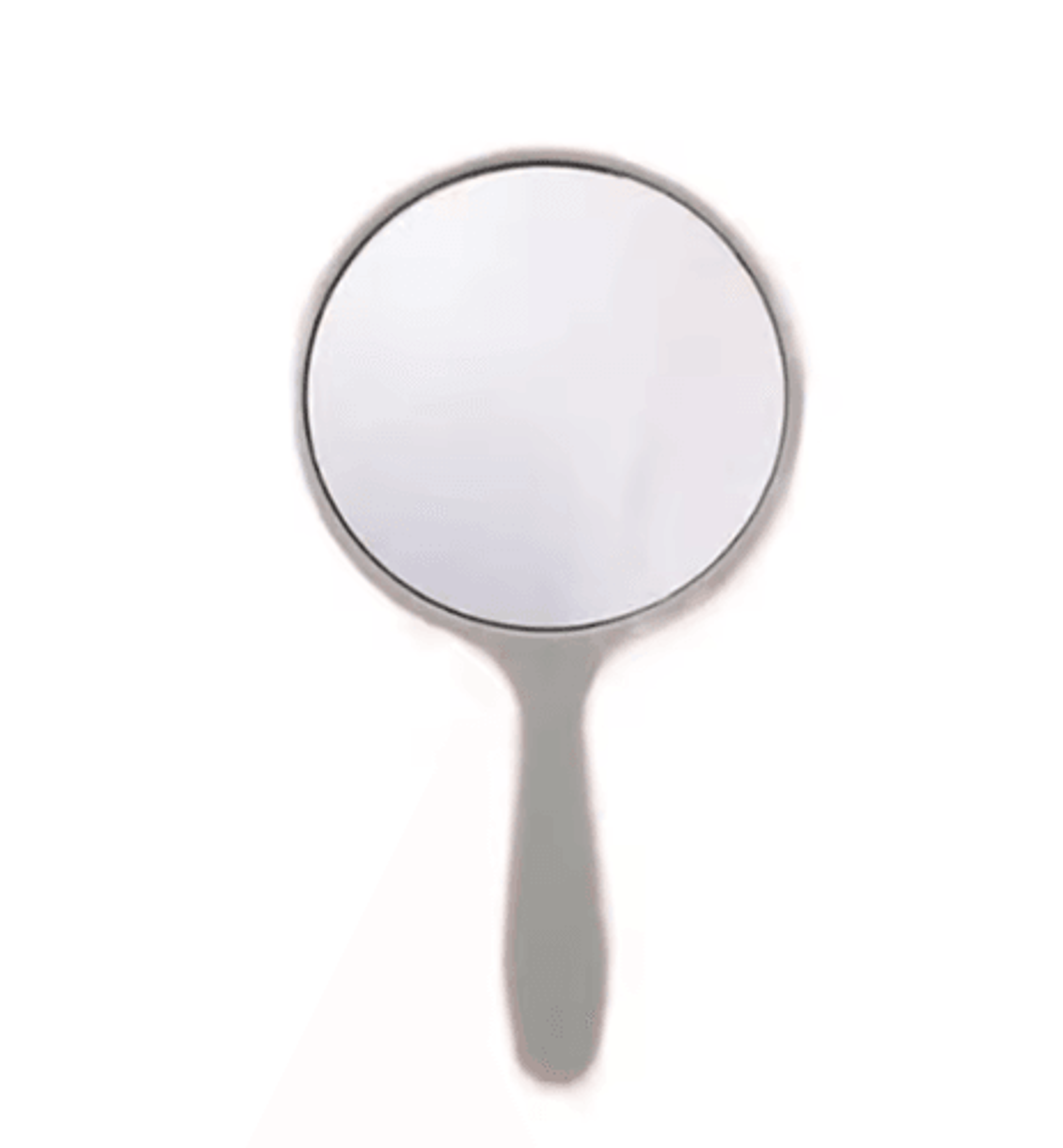 Fashion Round Handheld Makeup Mirror  Portable AntiFall Beauty Mirror With Handle 5