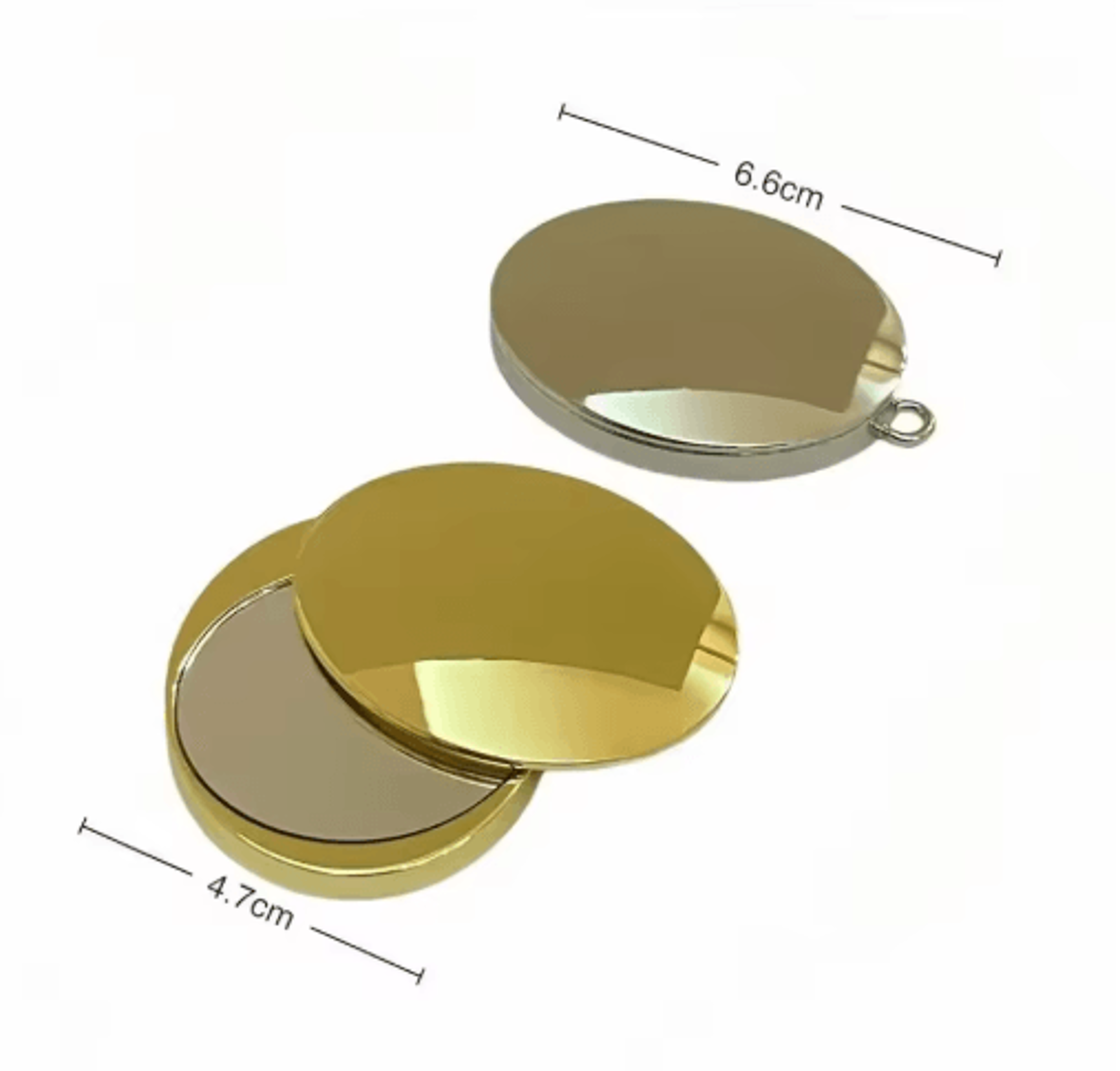 DoubleSided Compact Mirror  Foldable Portable Makeup Mirror For Handbags 1