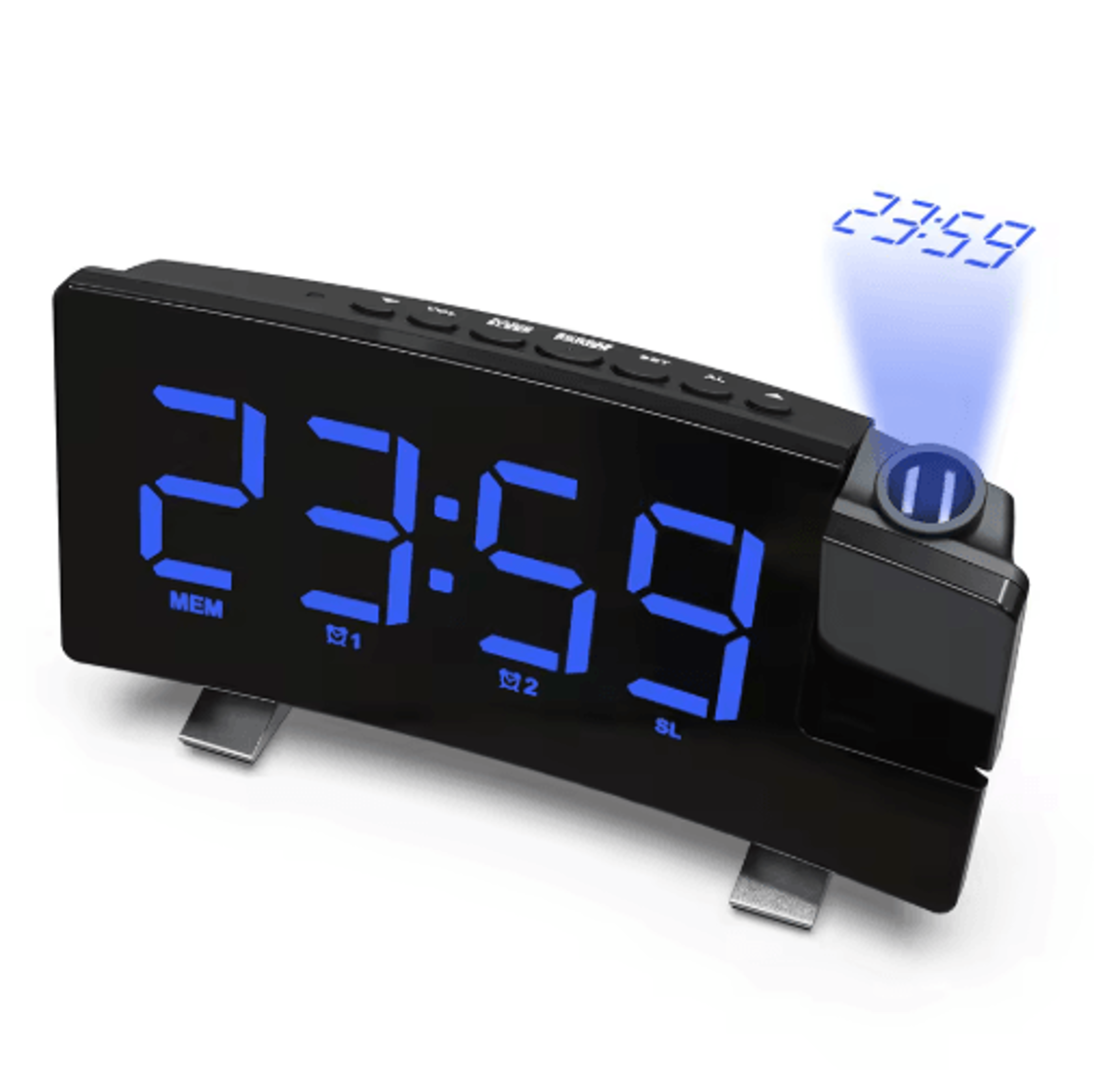 180 Projection Digital Alarm Clock  Large LED Bedroom Clock For Wall  Ceiling 3