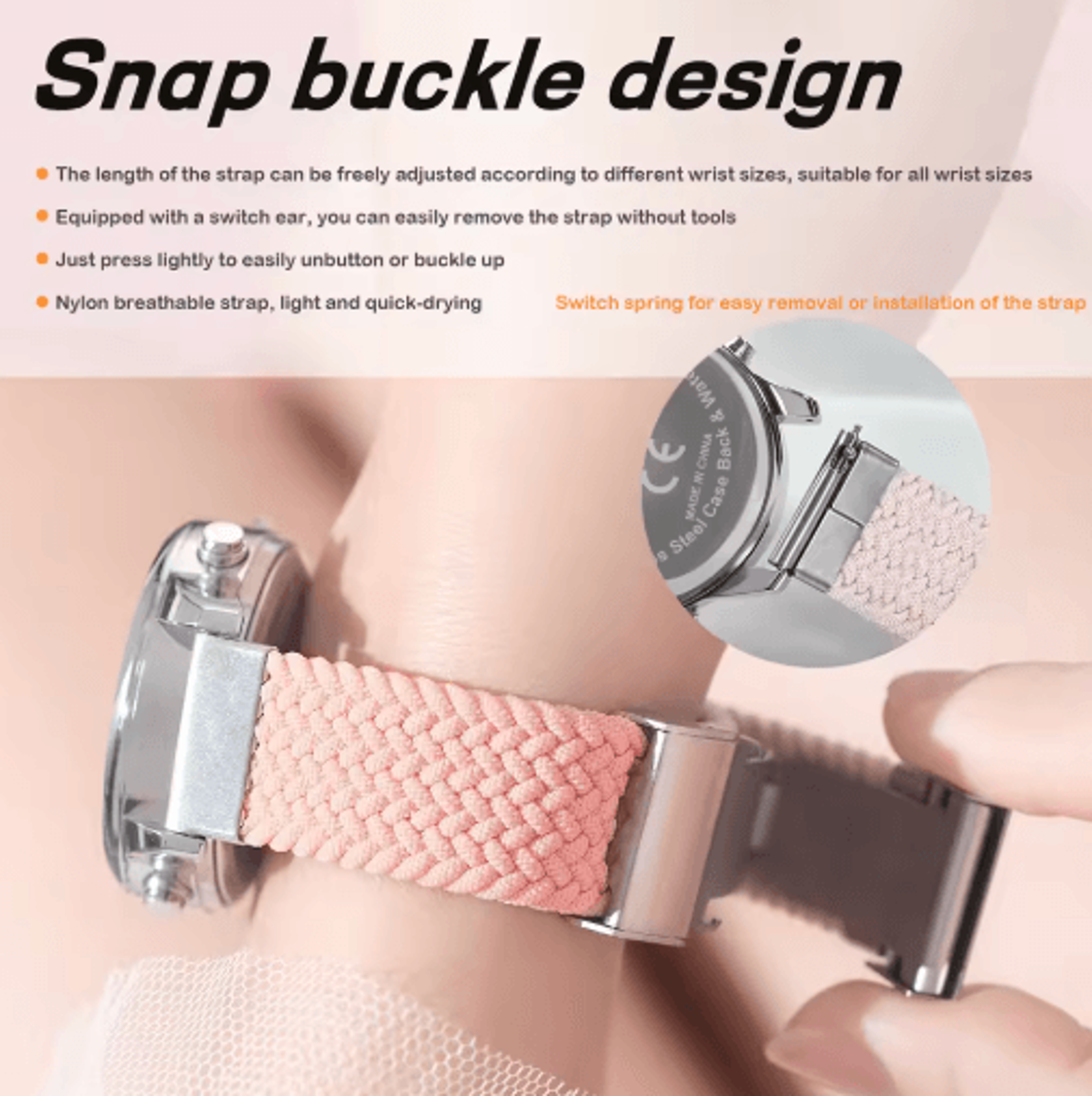 Hearkent Digital Pedometer Watch  Step Counter  Walking Fitness Tracker For Women 7