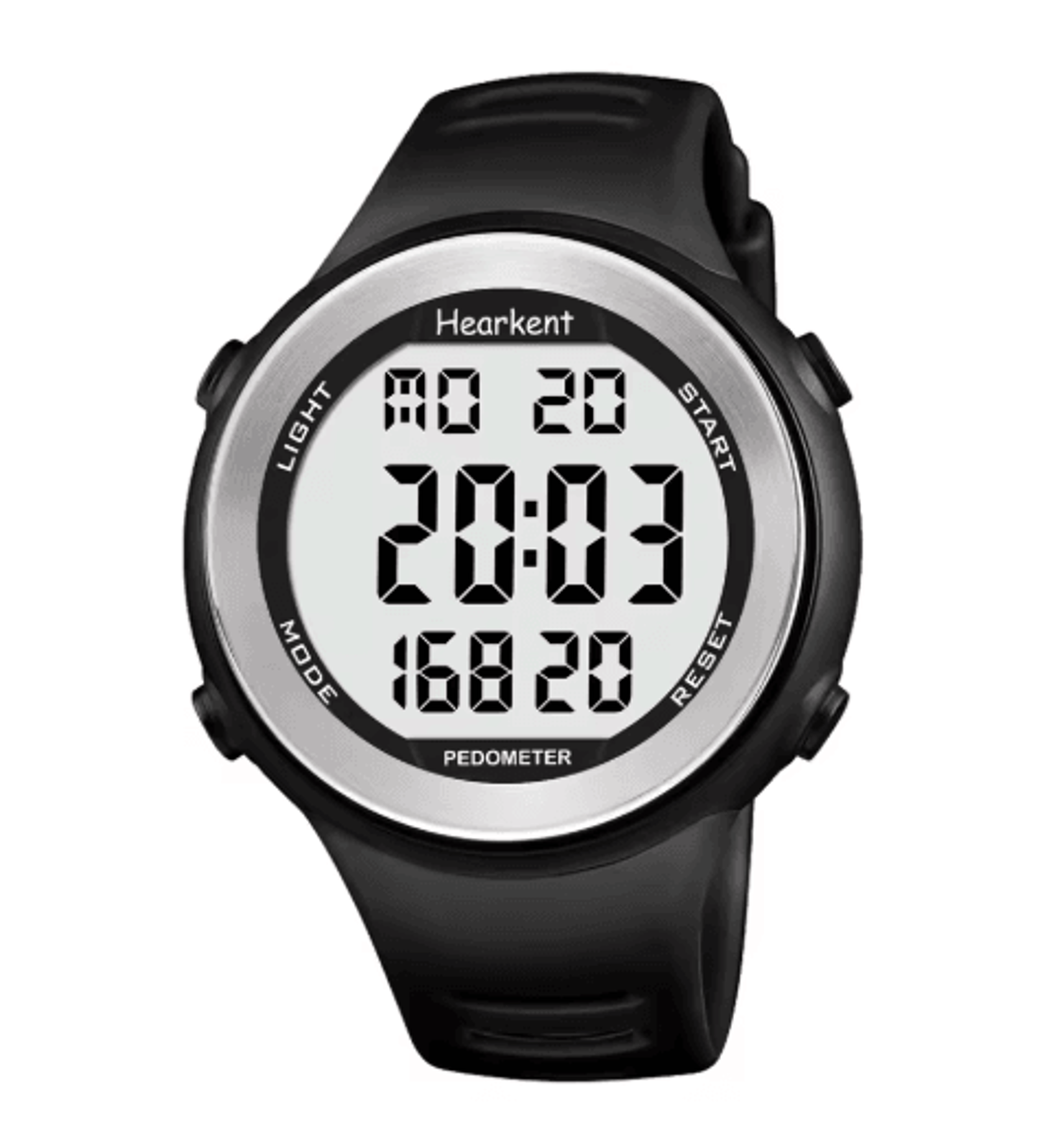 Hearkent Digital Pedometer Watch  Waterproof Step  Calorie Tracker For Men  Women 2