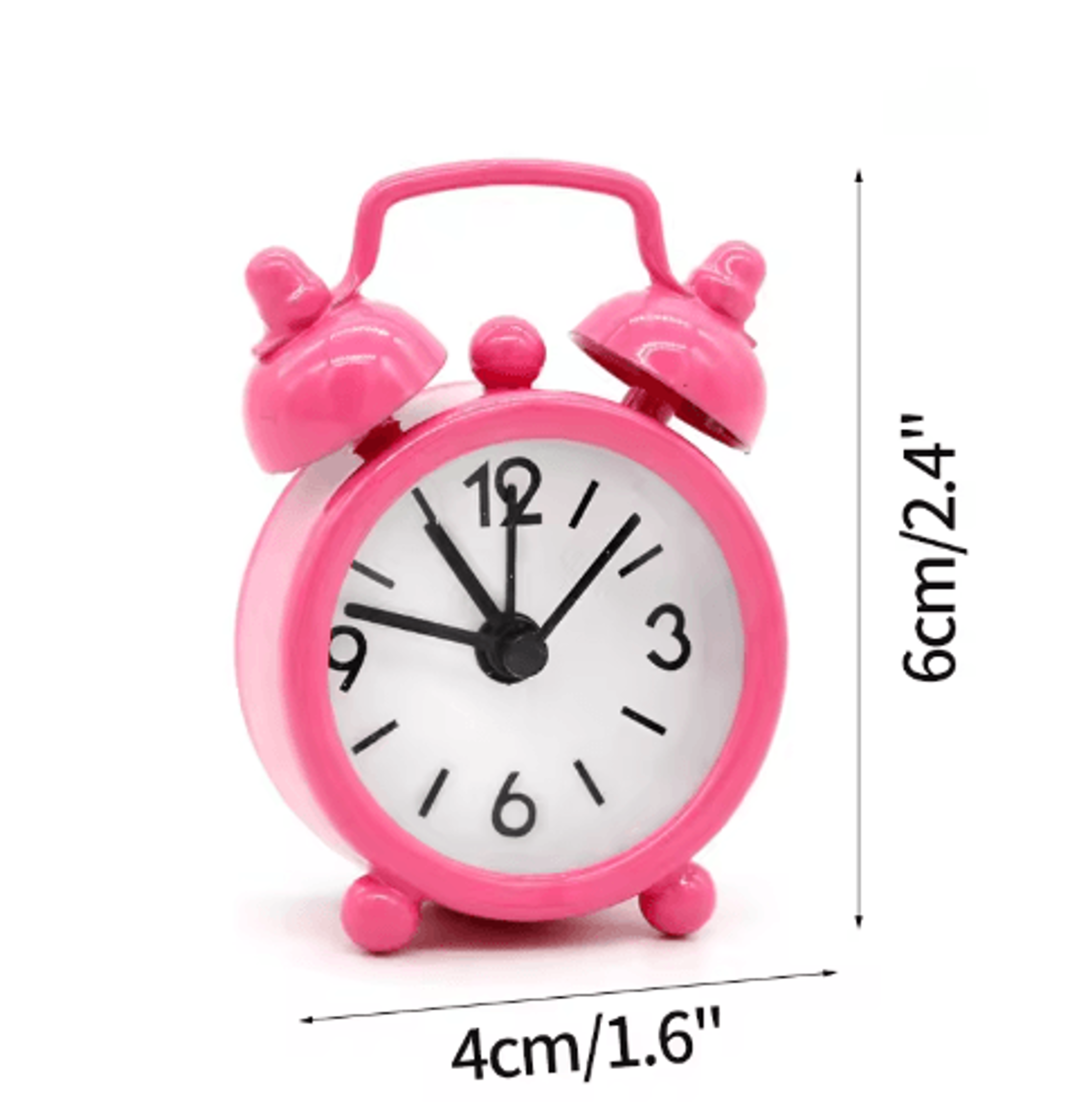 Mini LCD Digital Alarm Clock  Simple Desk  Bedside Time Display 6