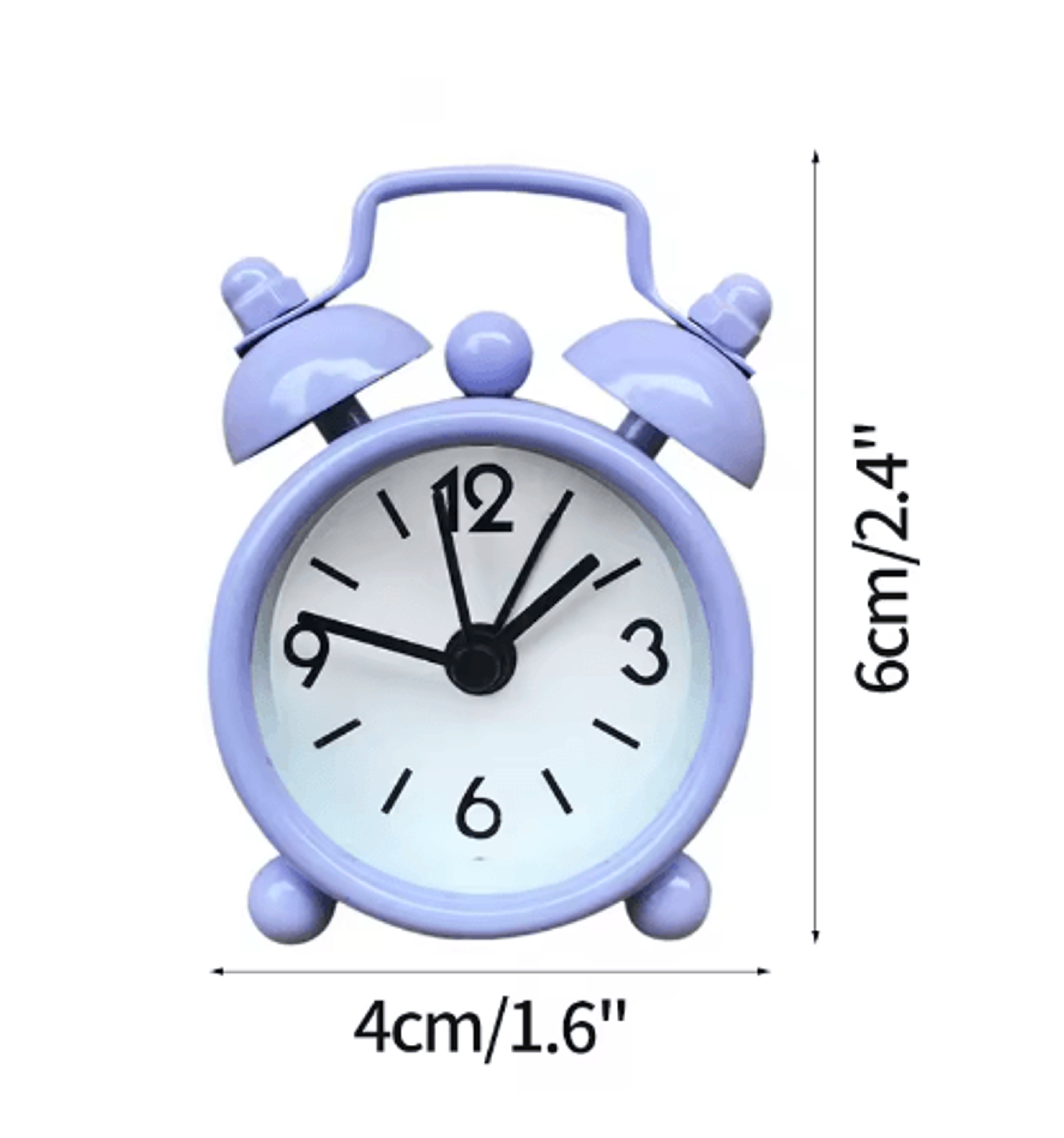 Mini LCD Digital Alarm Clock  Simple Desk  Bedside Time Display 1
