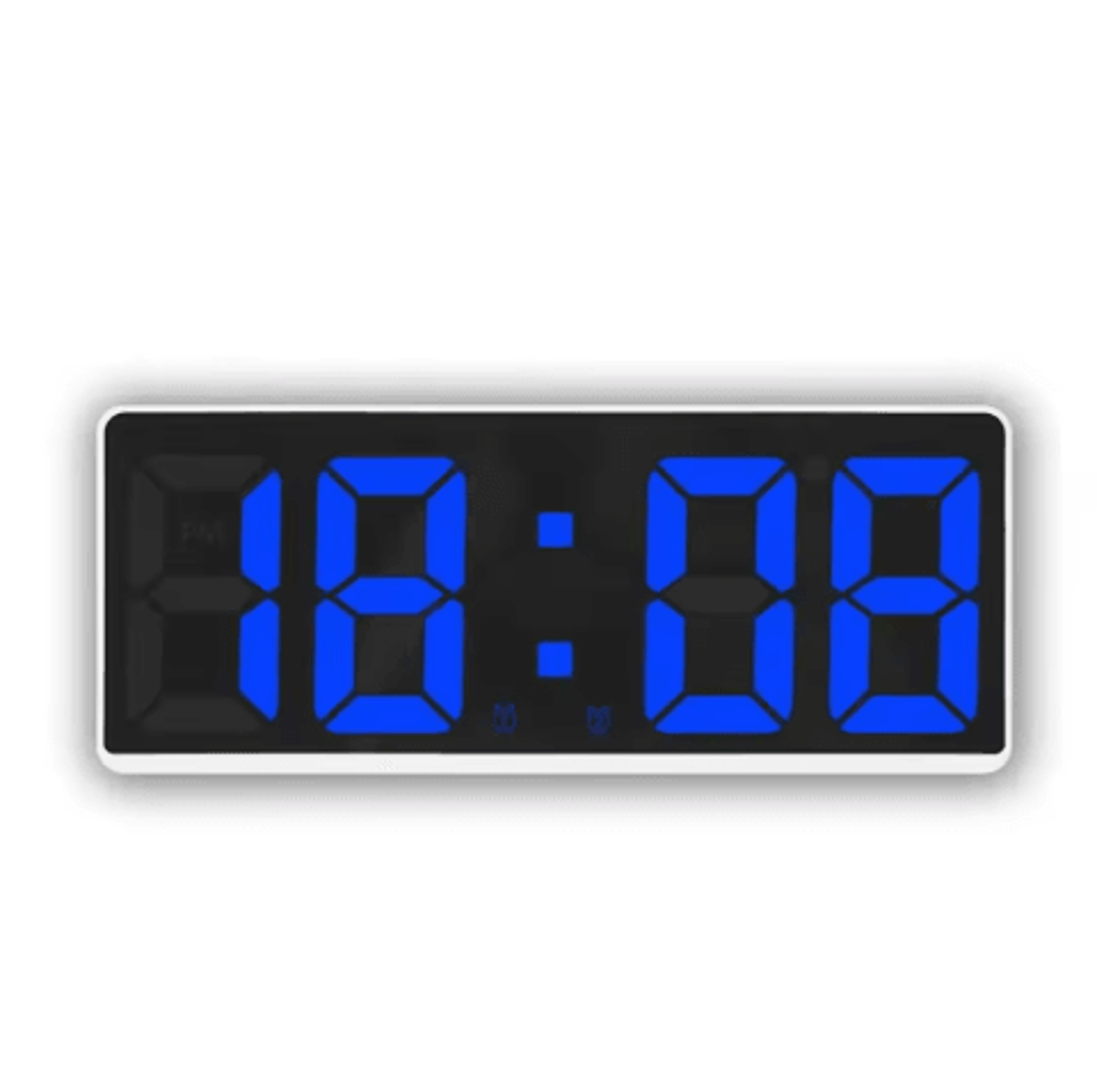 HouseShaped LED Alarm Clock  Dimmable Night Light With Date  Week Display 14