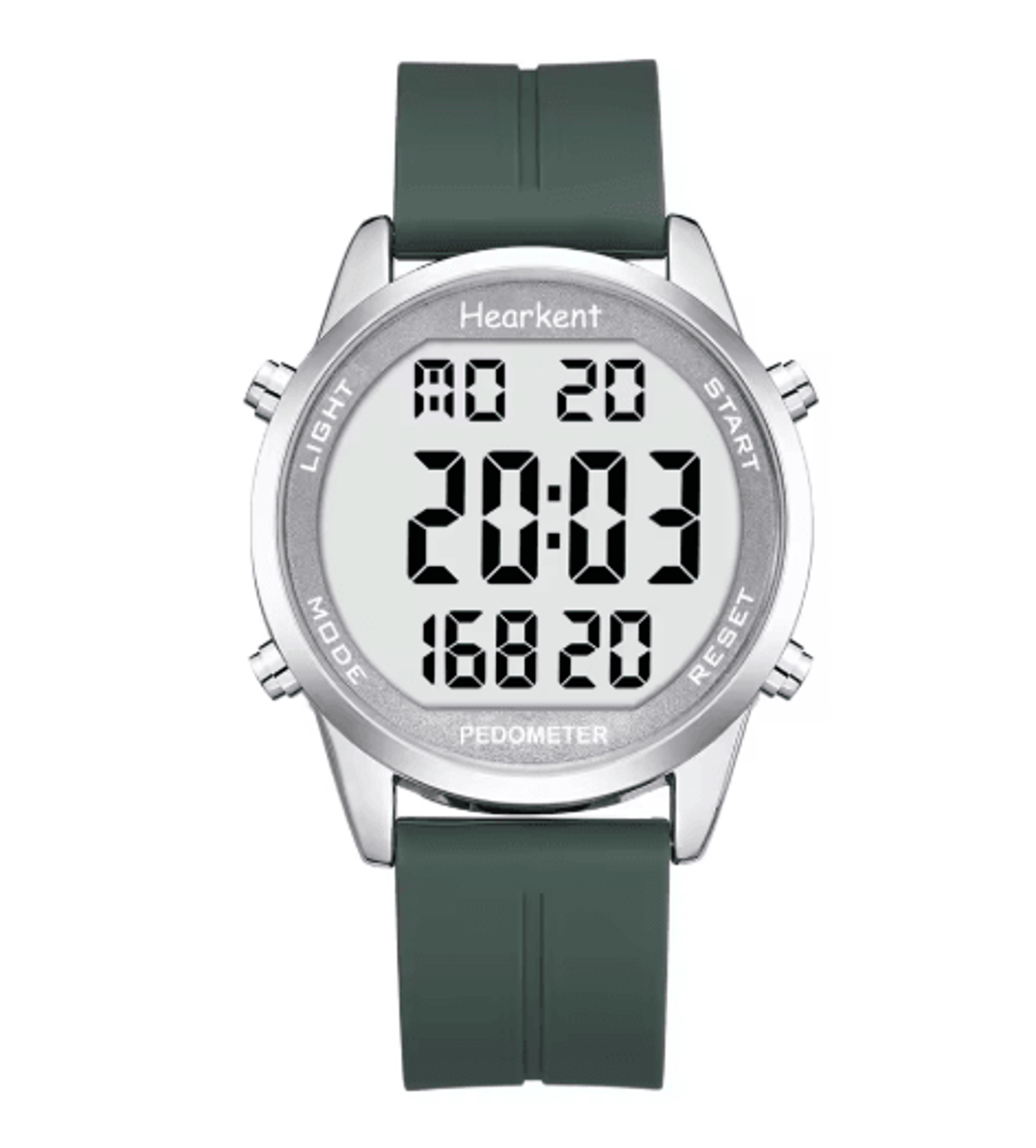 Hearkent Mens Digital Pedometer Watch  Step  Calorie Walking Fitness Tracker 1